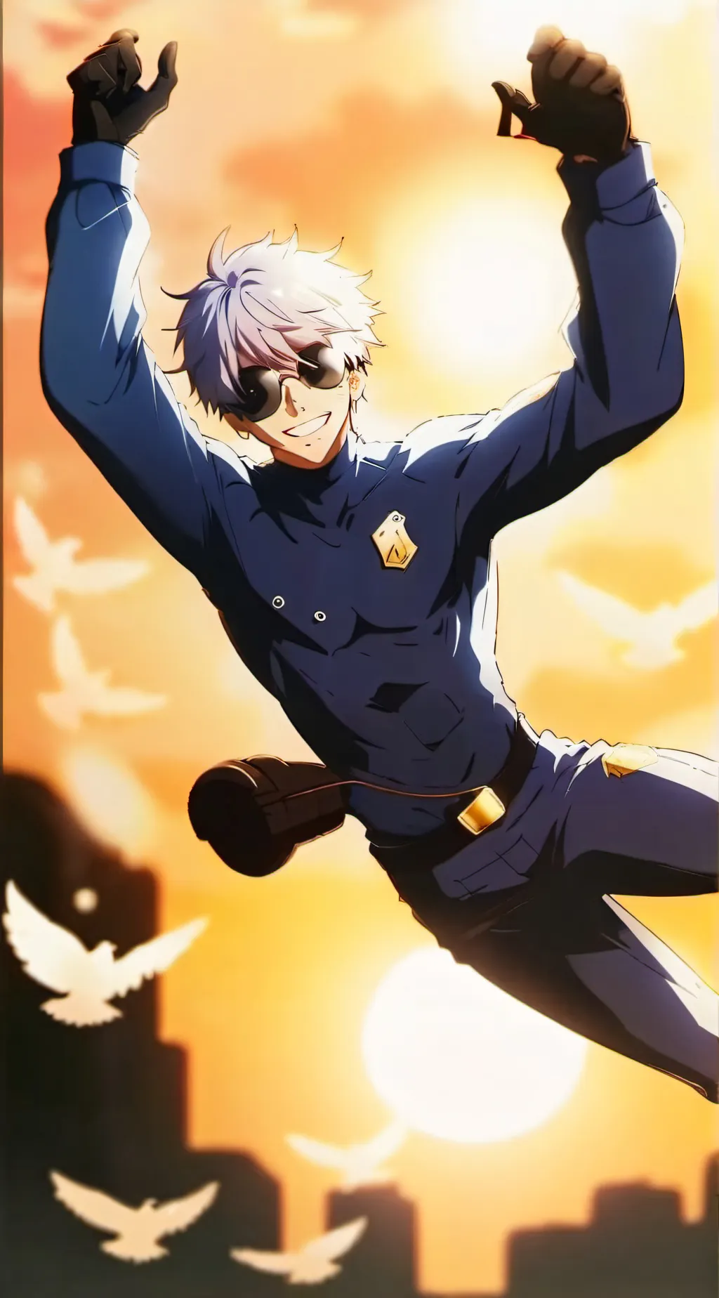 ai character: Gojo and Geto background