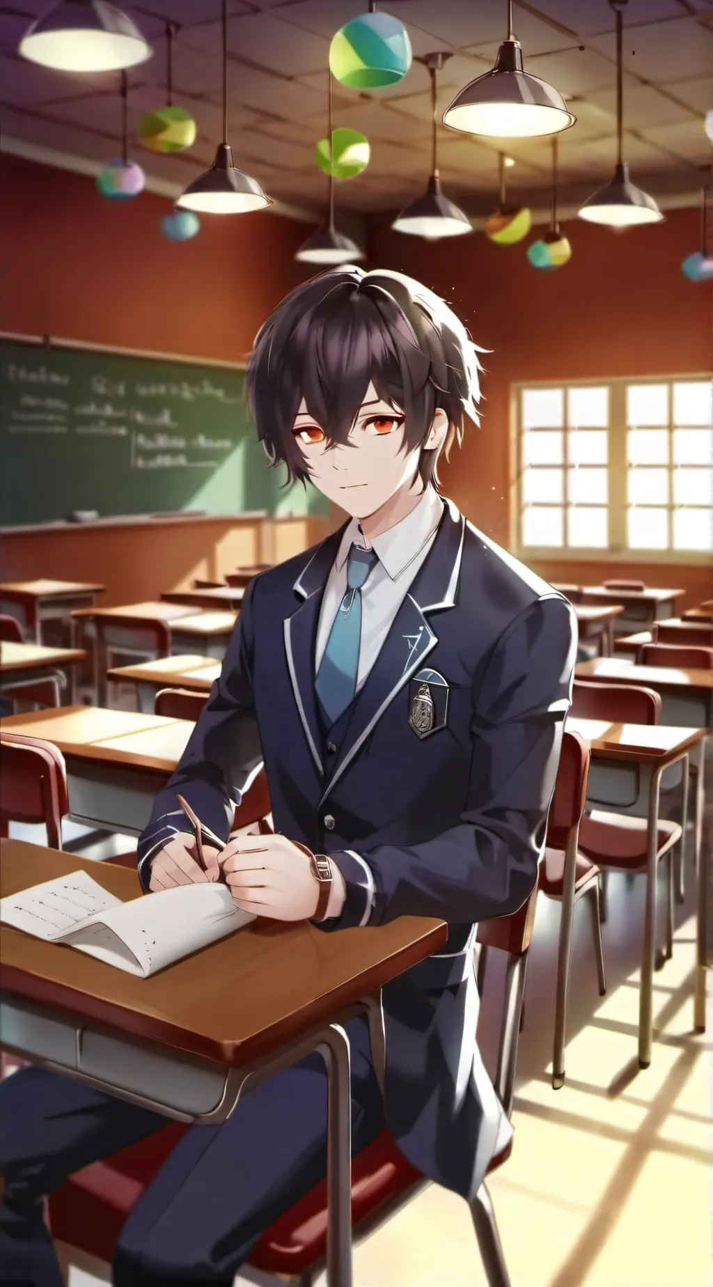 ai character: MHA rage meter background