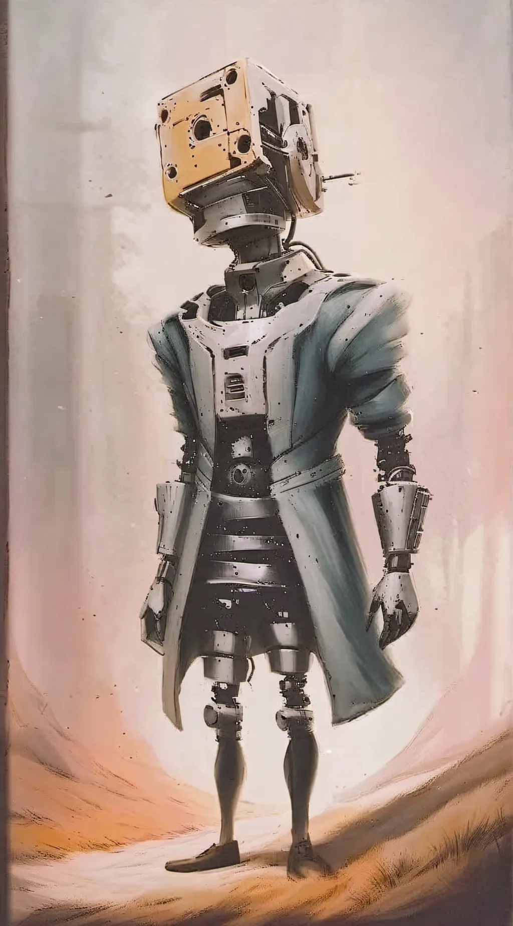 ai character: Energy. Man. background