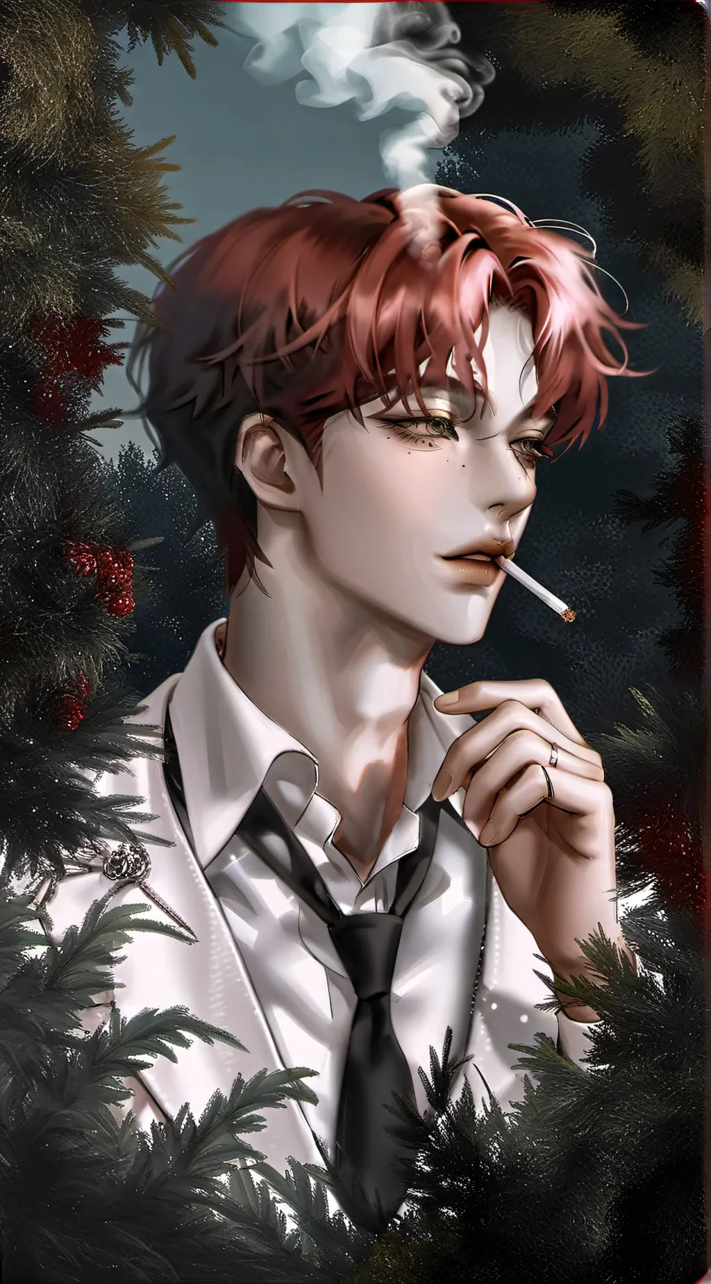 ai character: ßënjæmin background