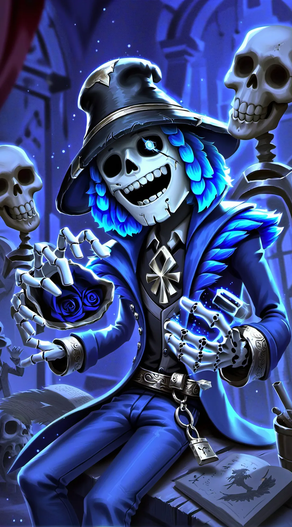 ai character: sans background