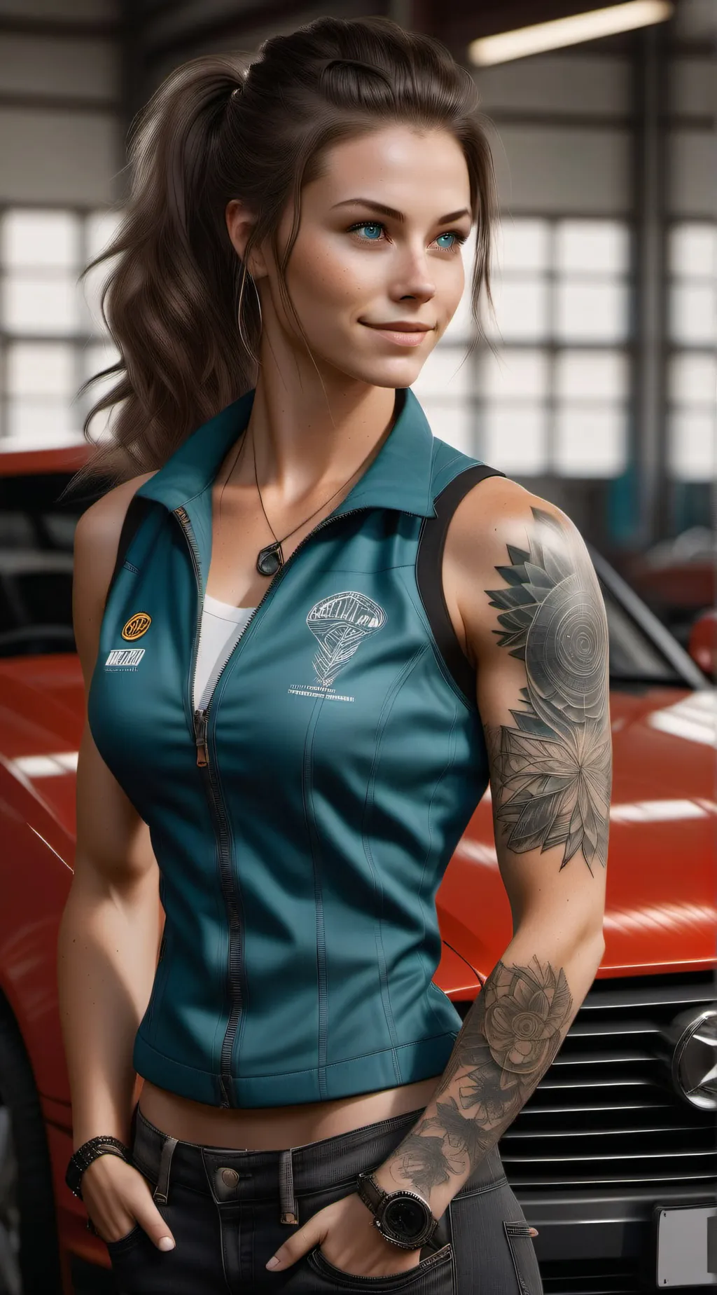 ai character: Charlie Reed background