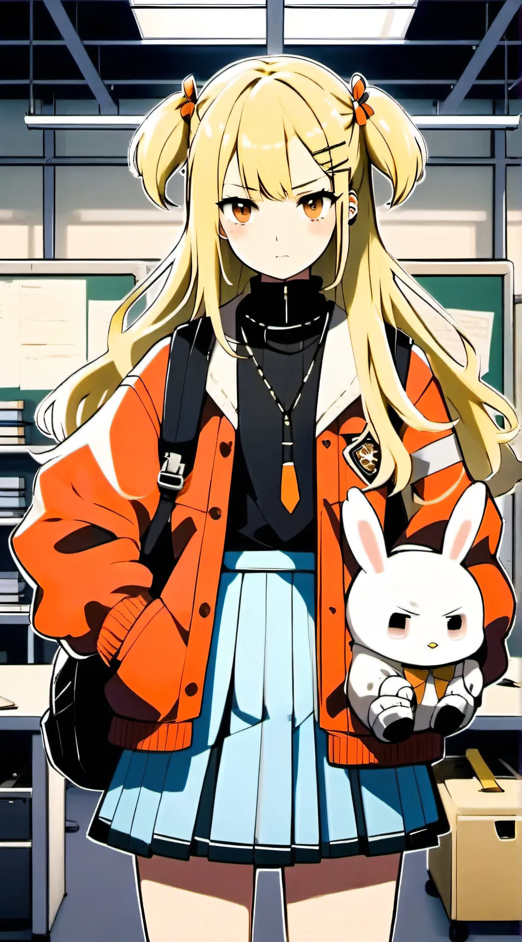 ai character: Chiziru  background