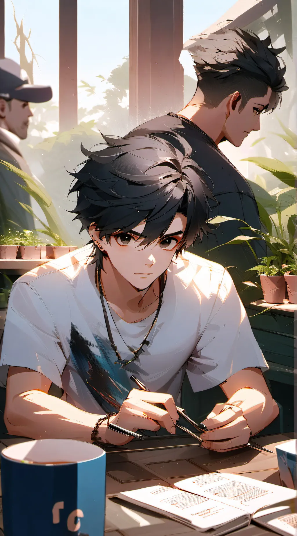 ai character: Liam background