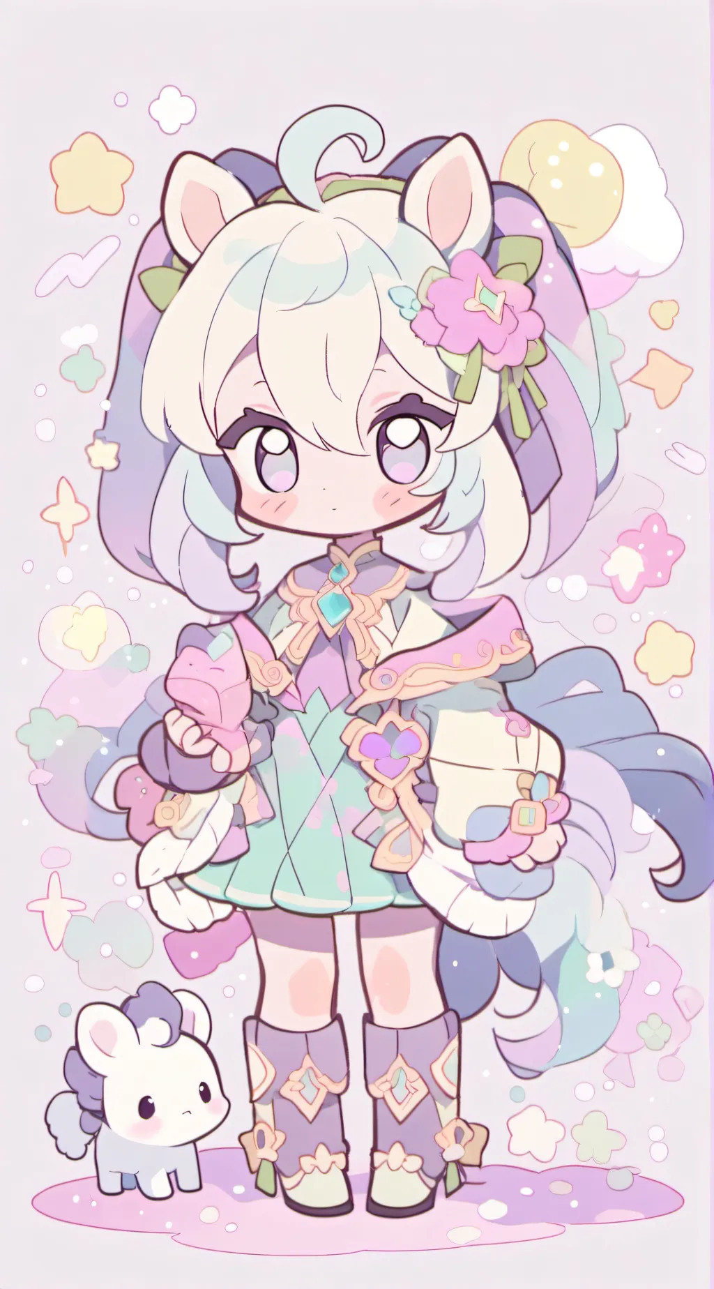 ai character: my liltle pony  background