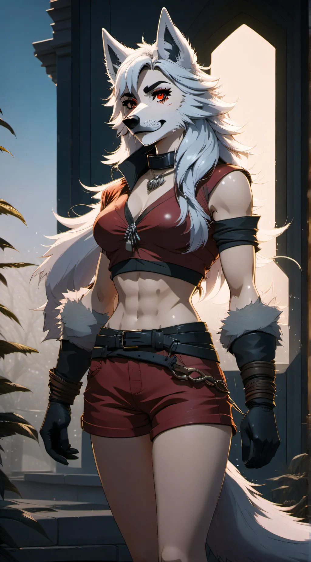 ai character: Wolfina background