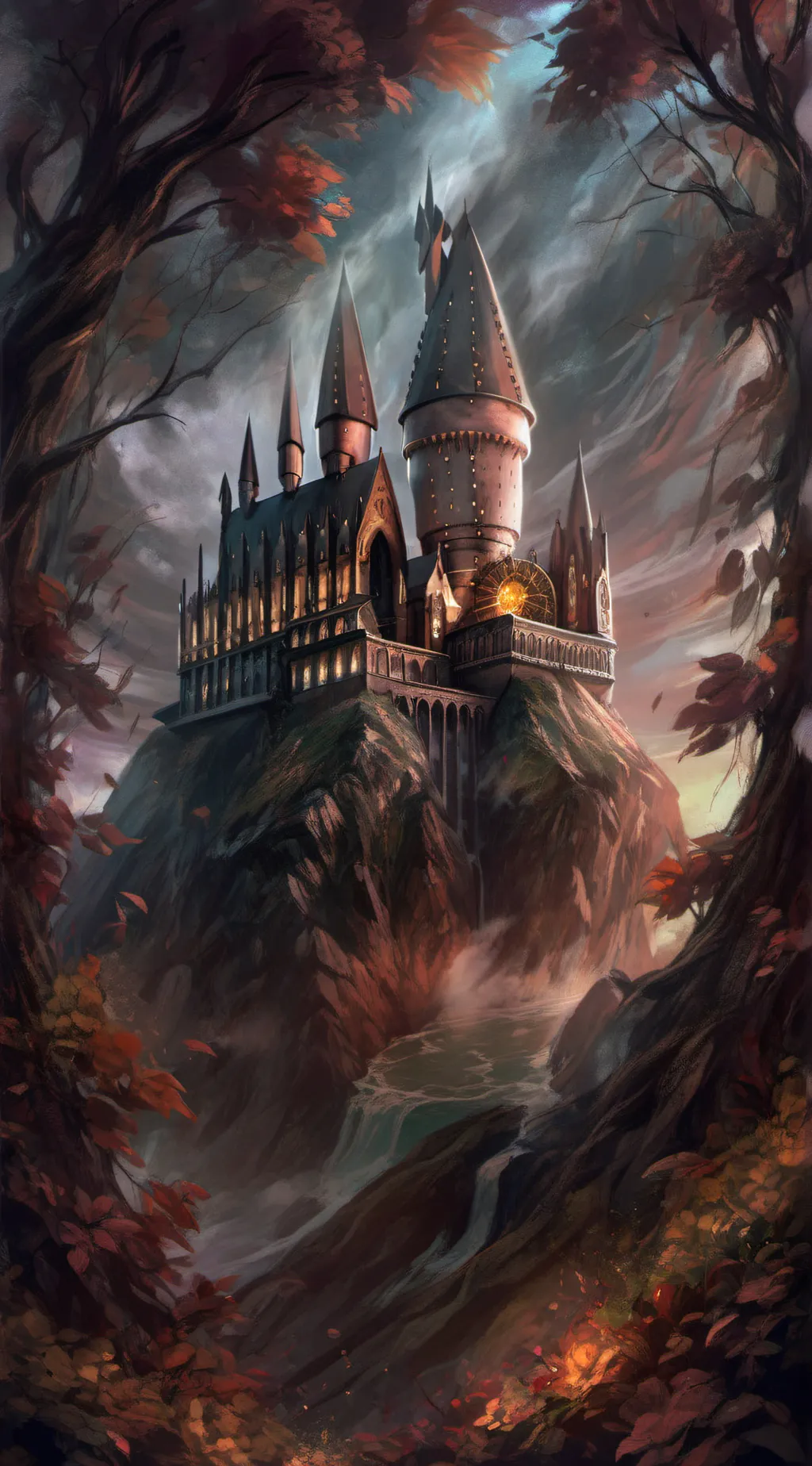 ai character: Hogwarts⭐ background