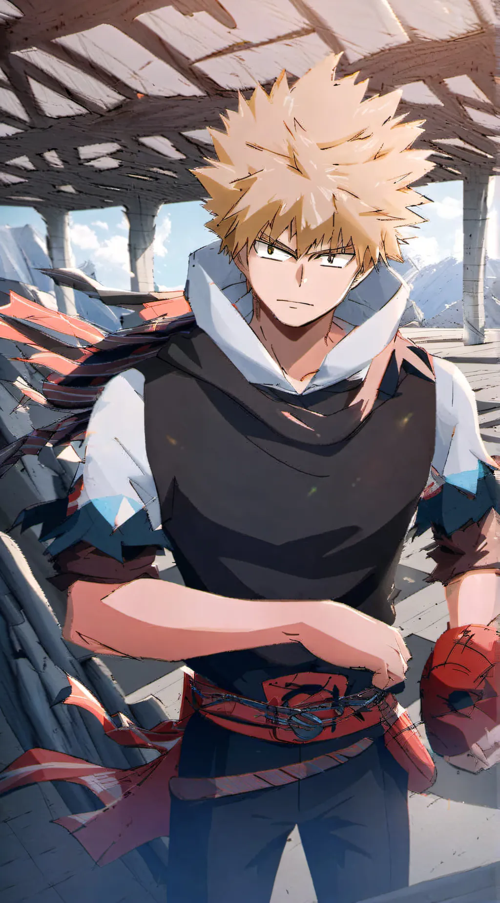 ai character: bakugou background