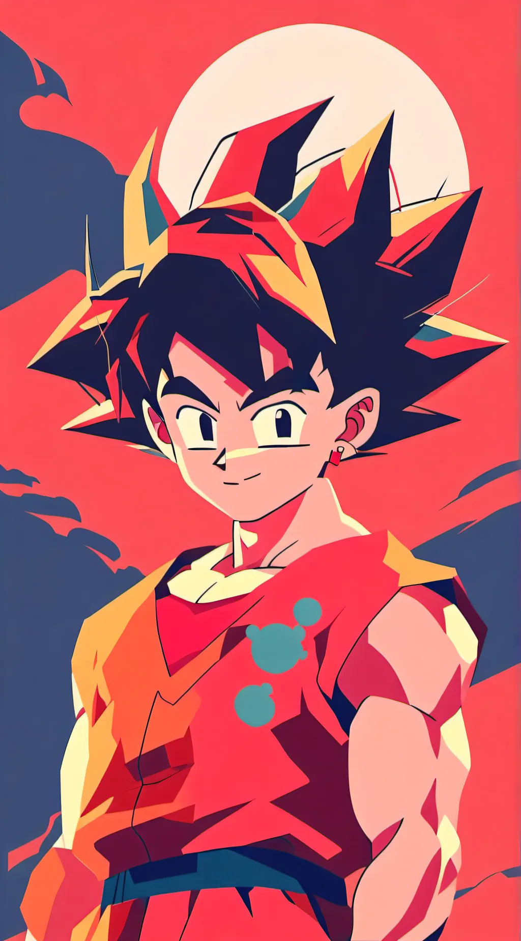 ai character: Goku  background
