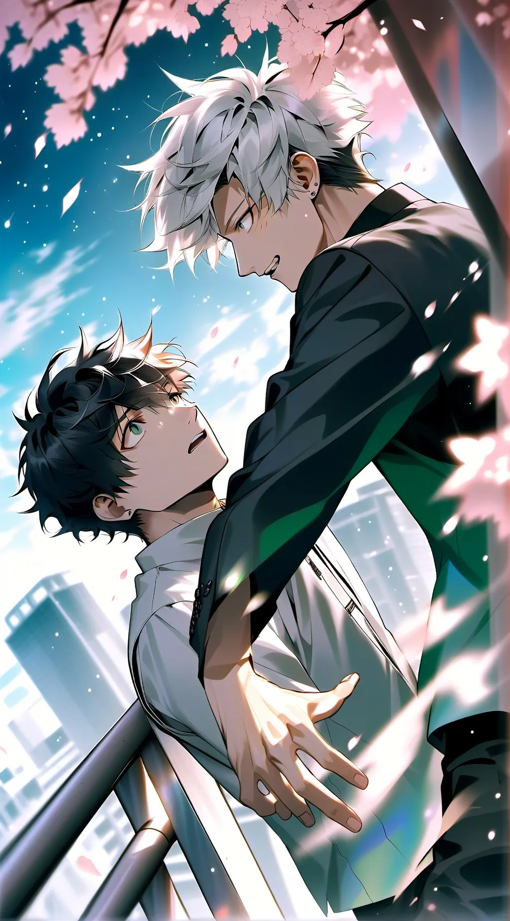 ai character: bakugo hero background