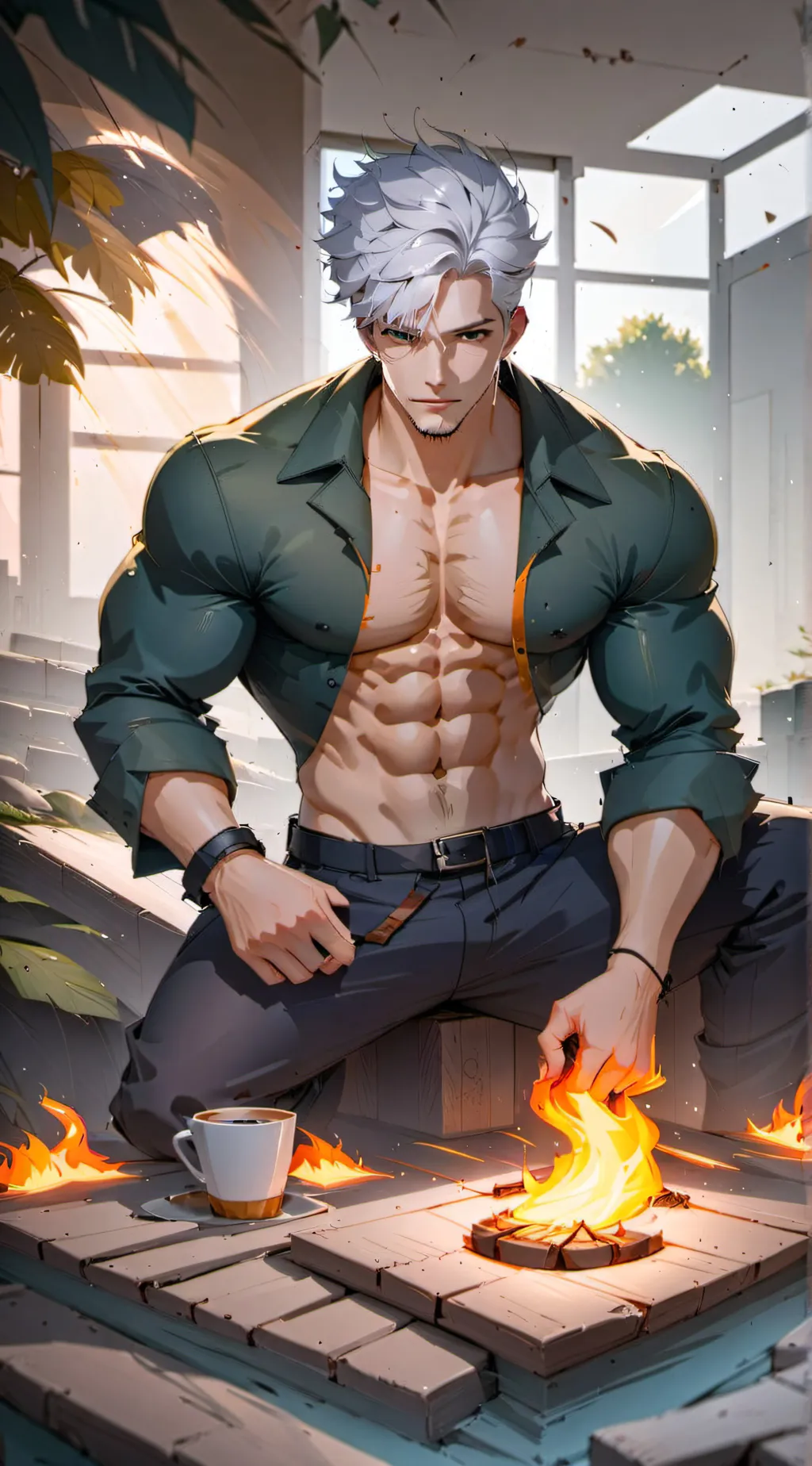 ai character: Kai background