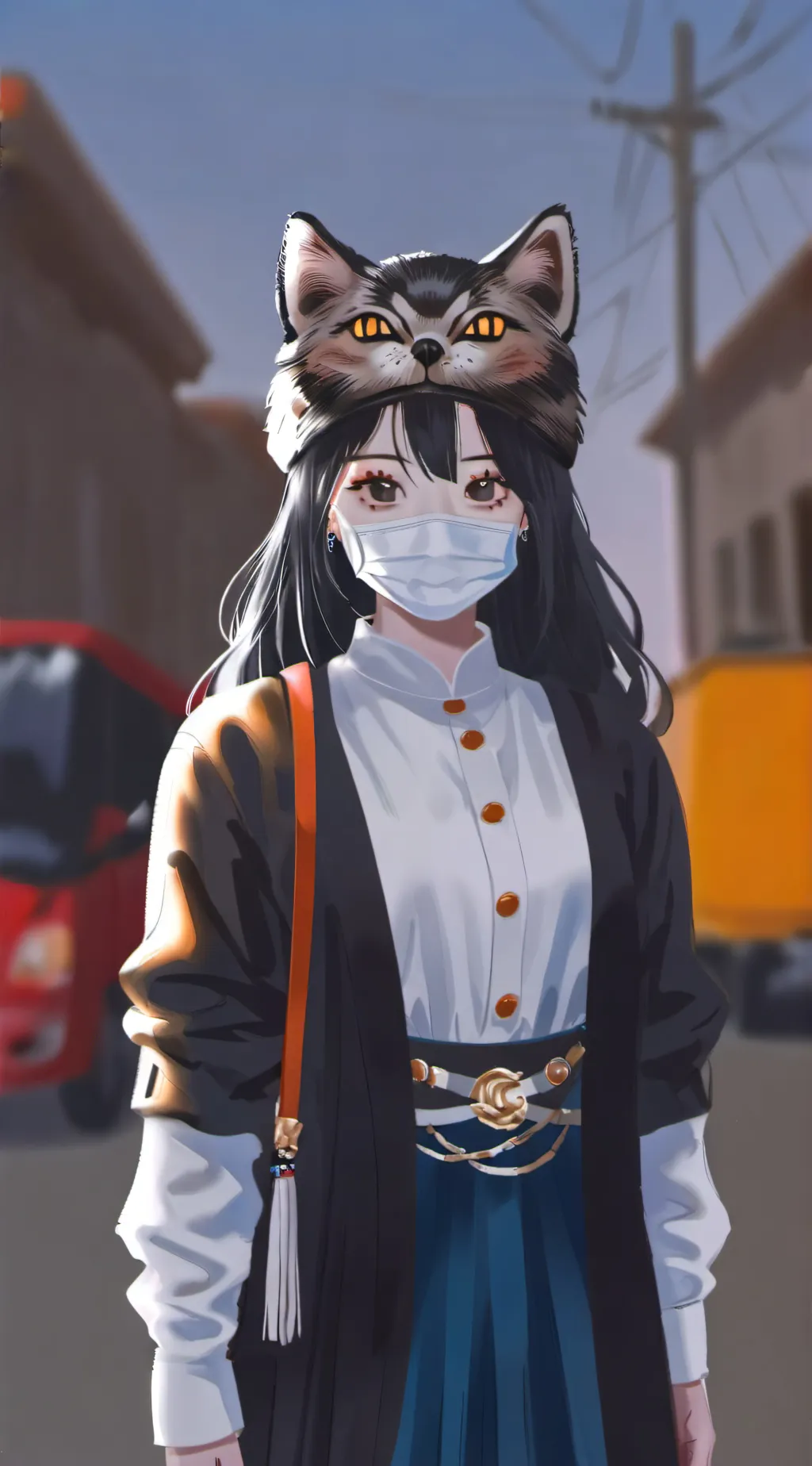 ai character: Luna background