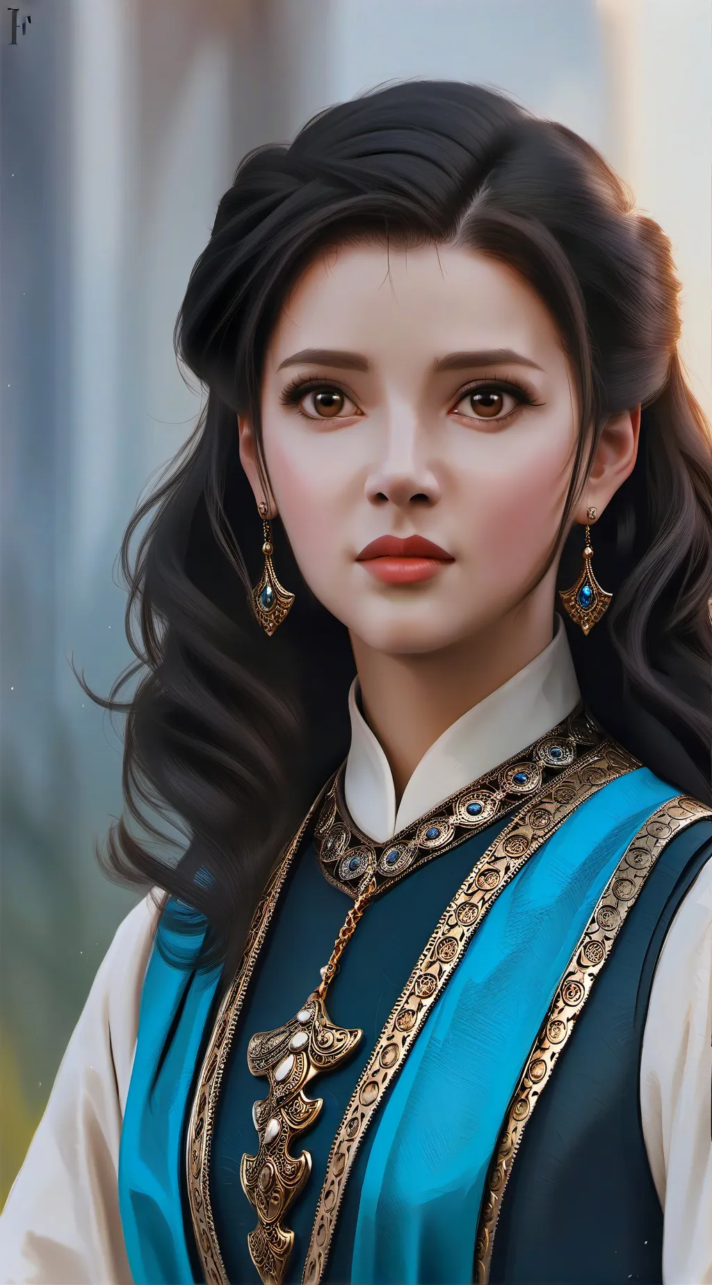 ai character: robot aph organ background