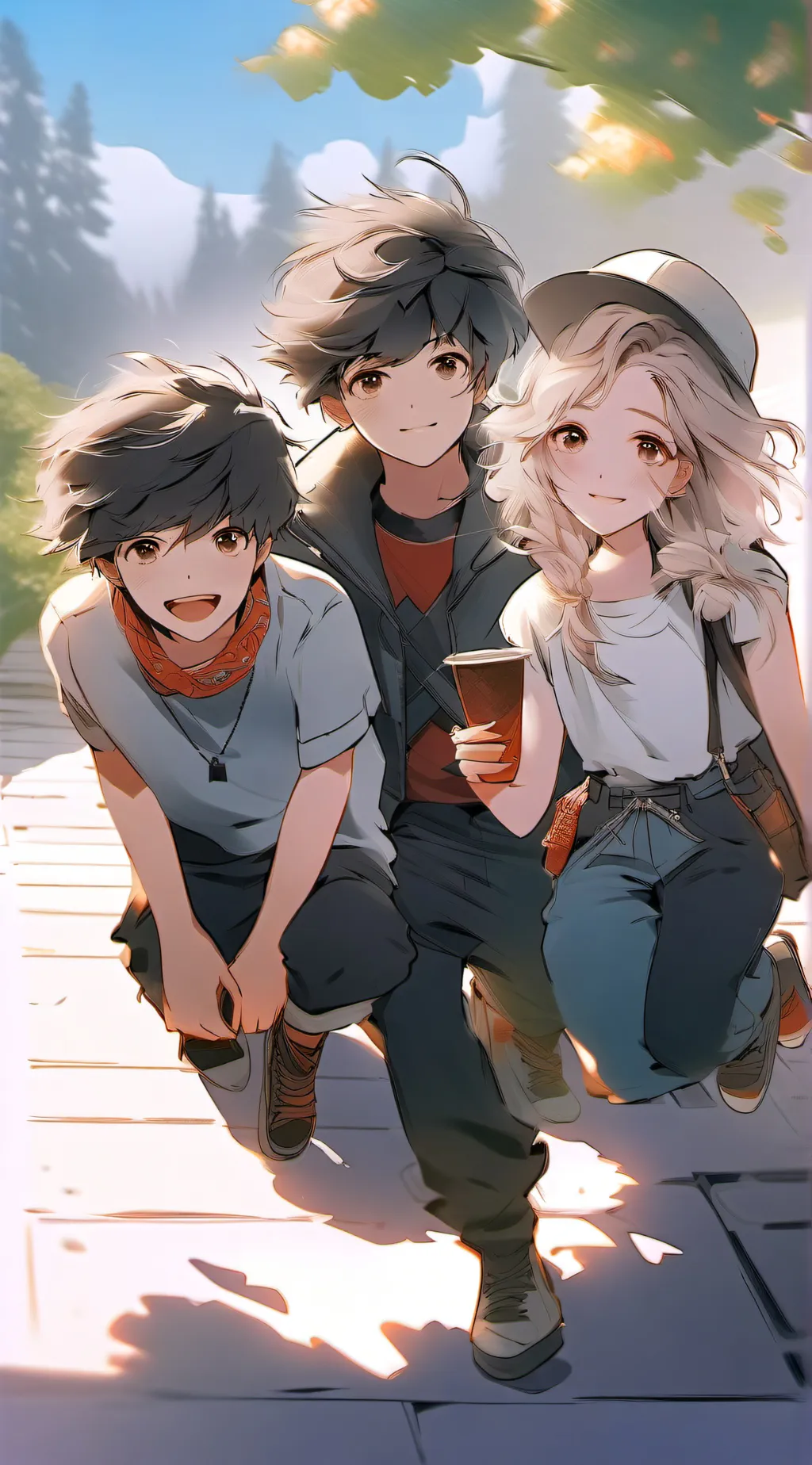 ai character: your friend group background