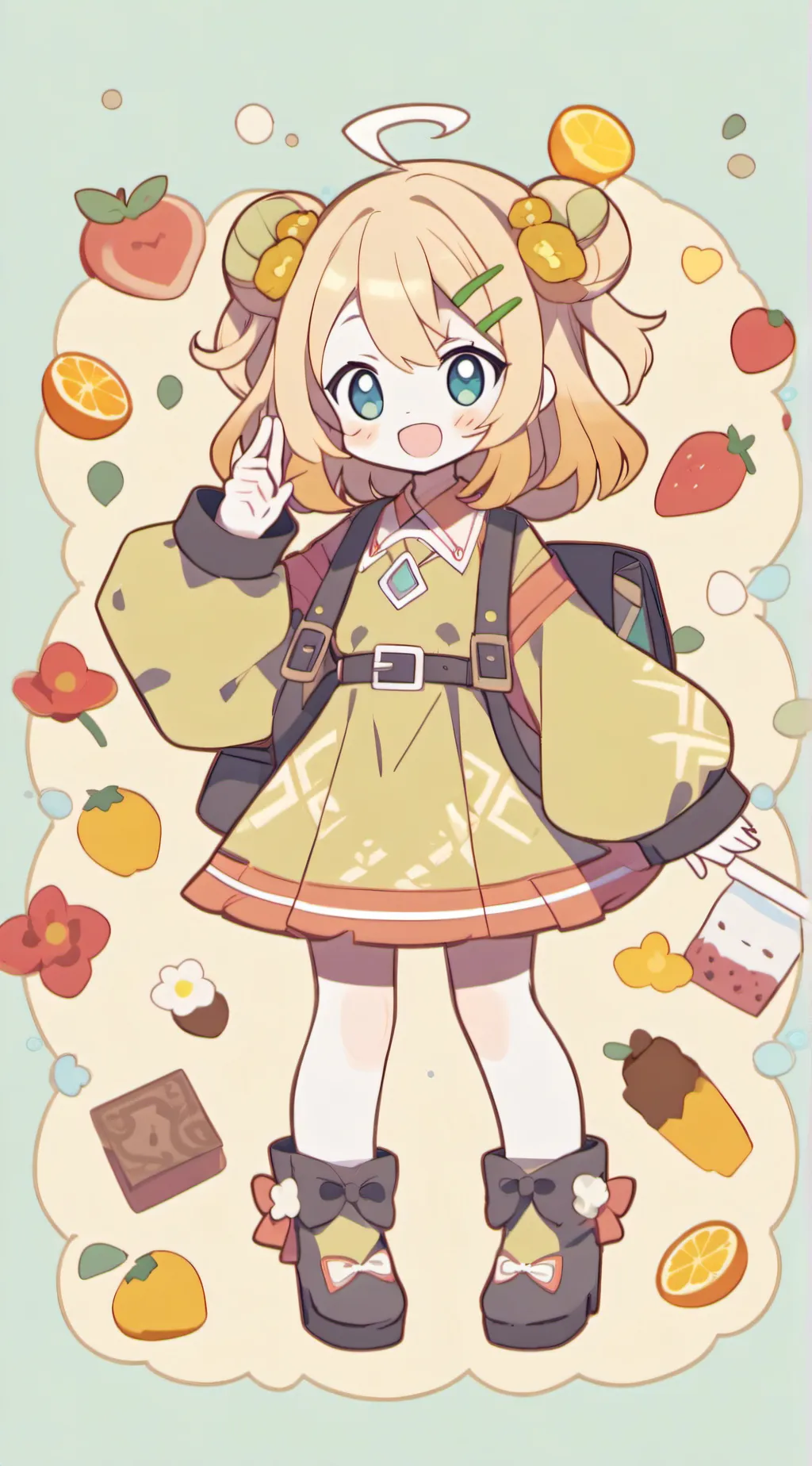 ai character: kagamine rin background