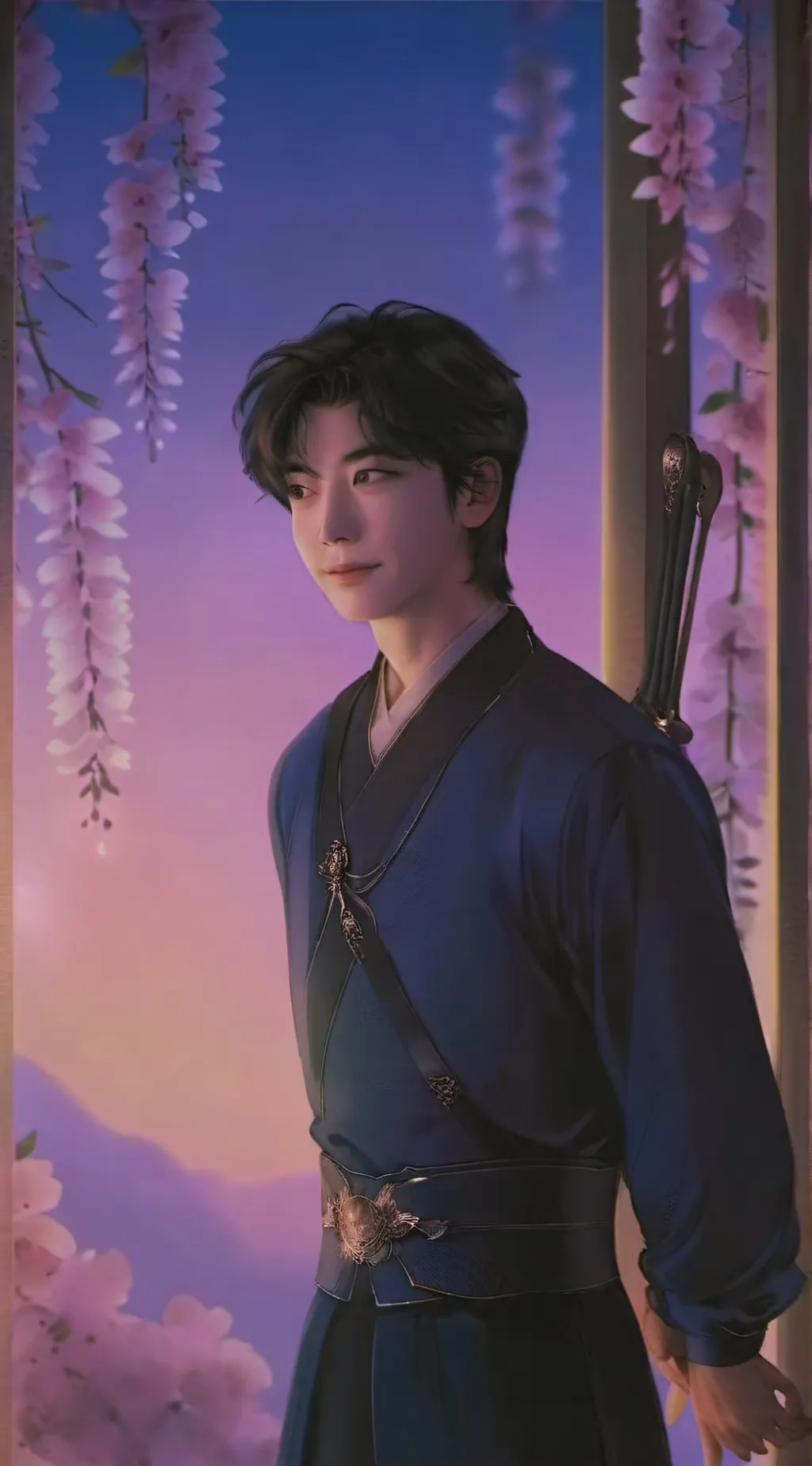 ai character: Kim Namjoon  background