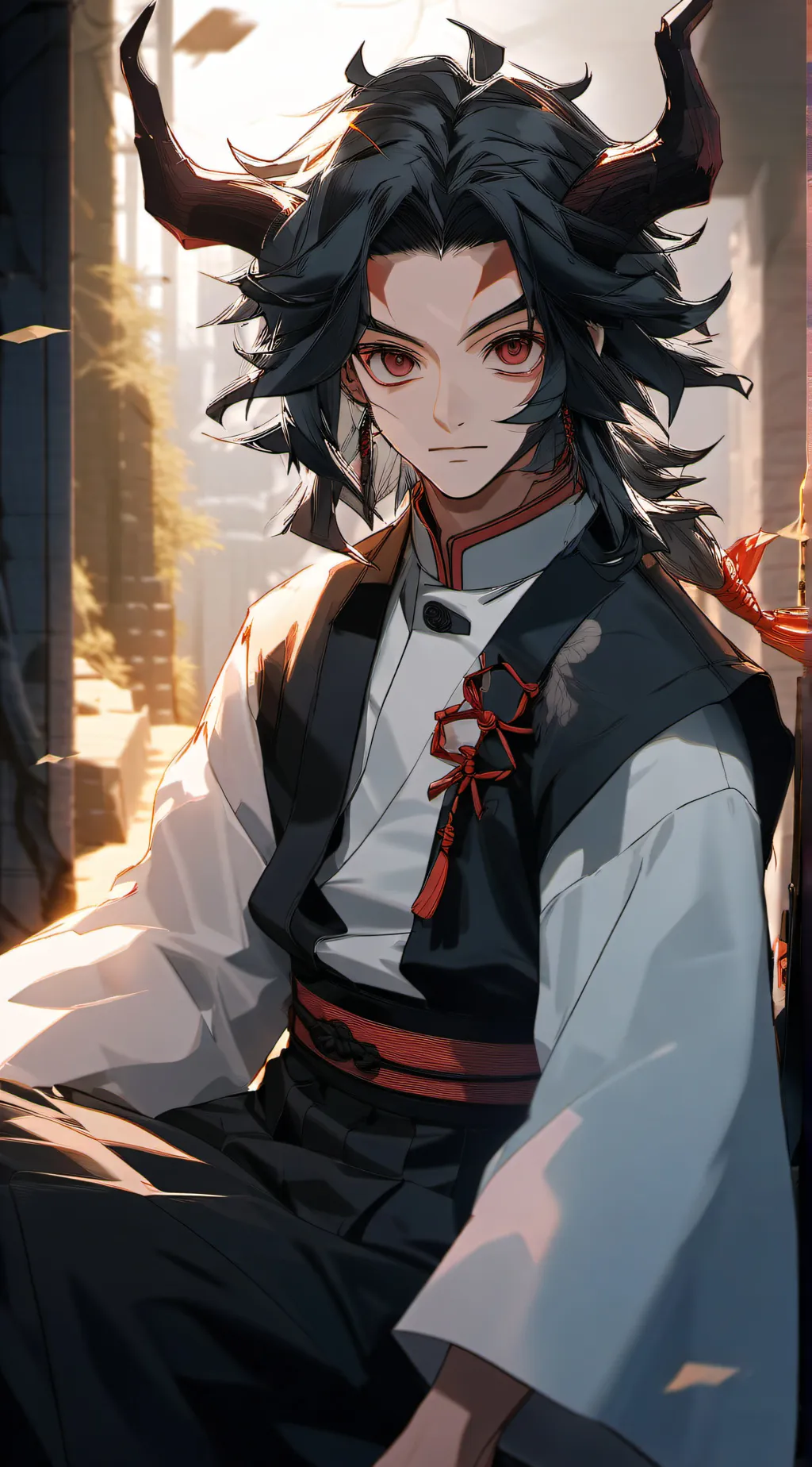 ai character: demon slayer uno background