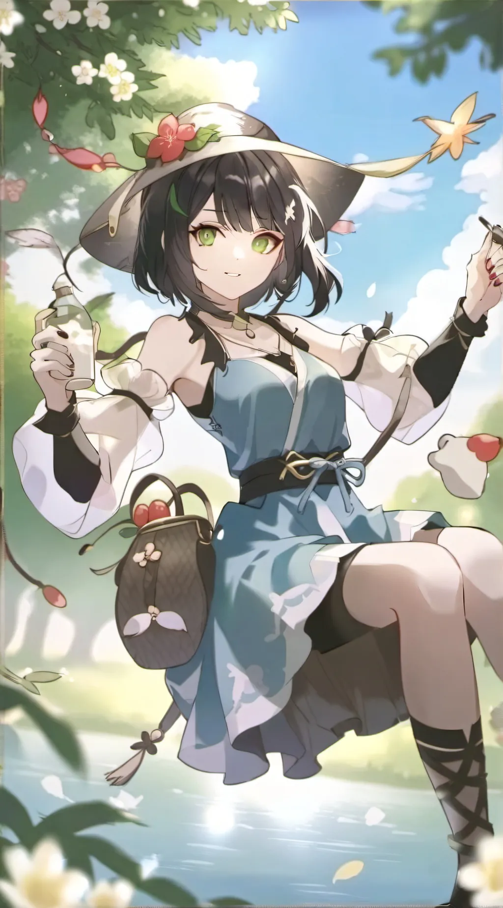 ai character: Hyper background