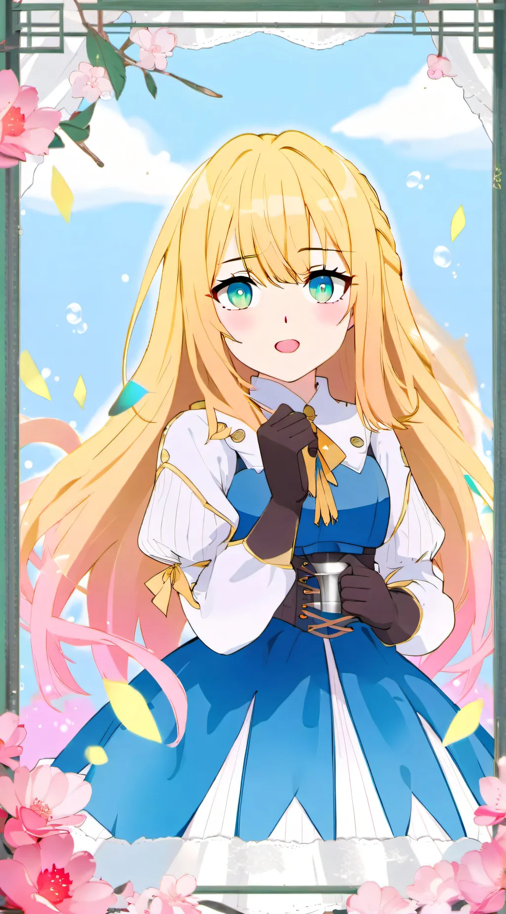 ai character: Princess Mia background