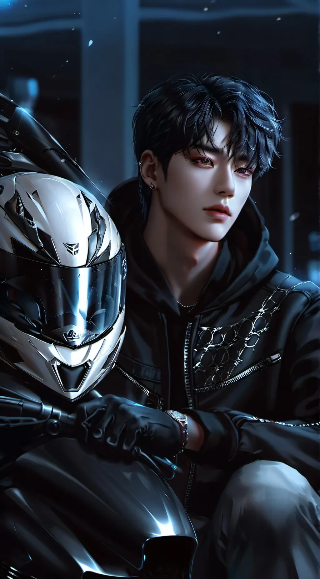 ai character: 💀Skull💀 background