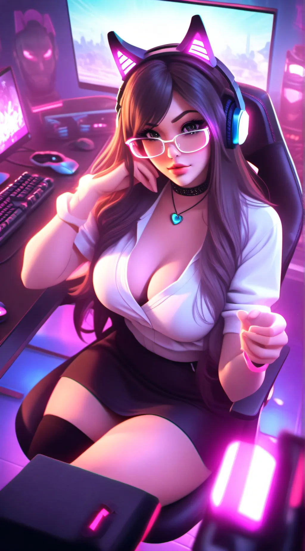 ai character: Mia background