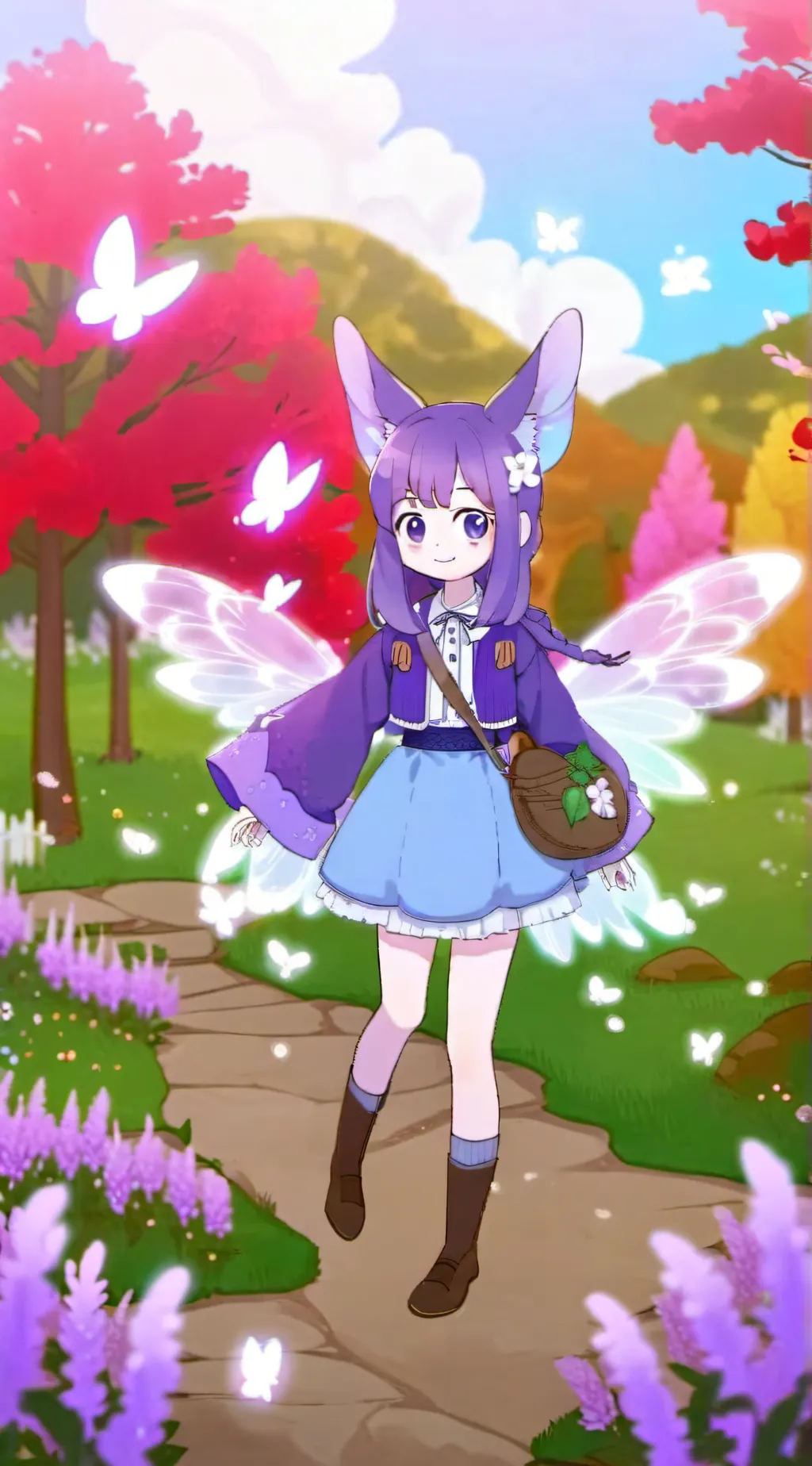 ai character: Phoenix  background