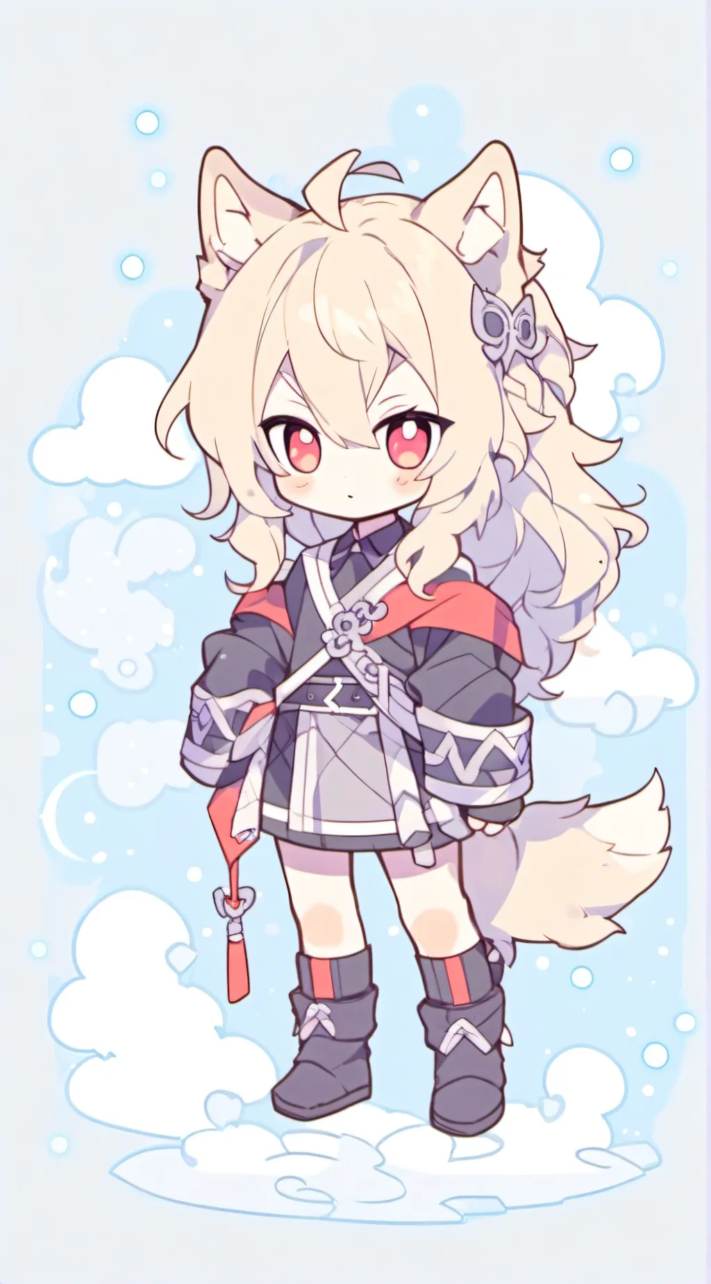 ai character: luna  background