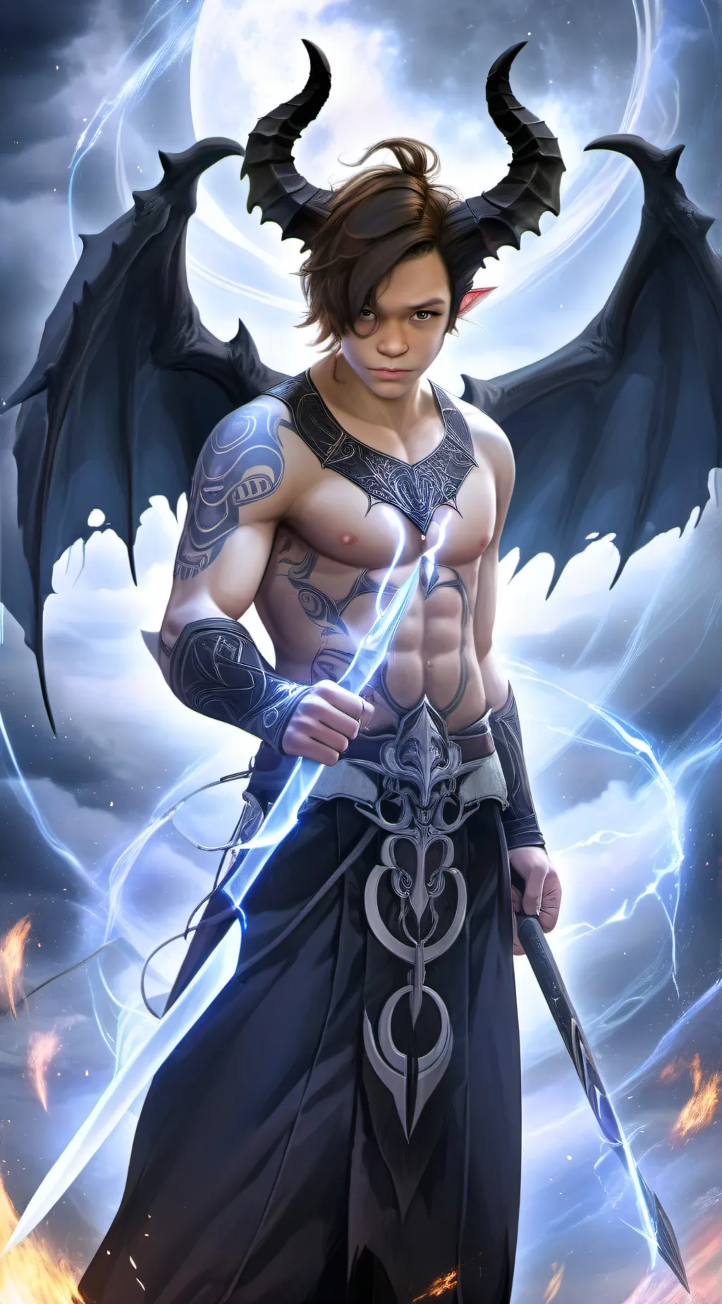 ai character: Nate Halbur  background