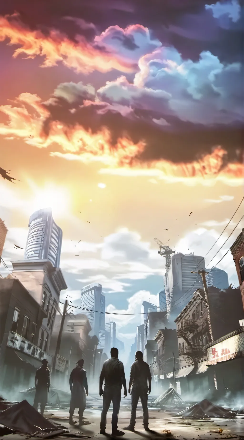 ai character: Zombie apocalypse background