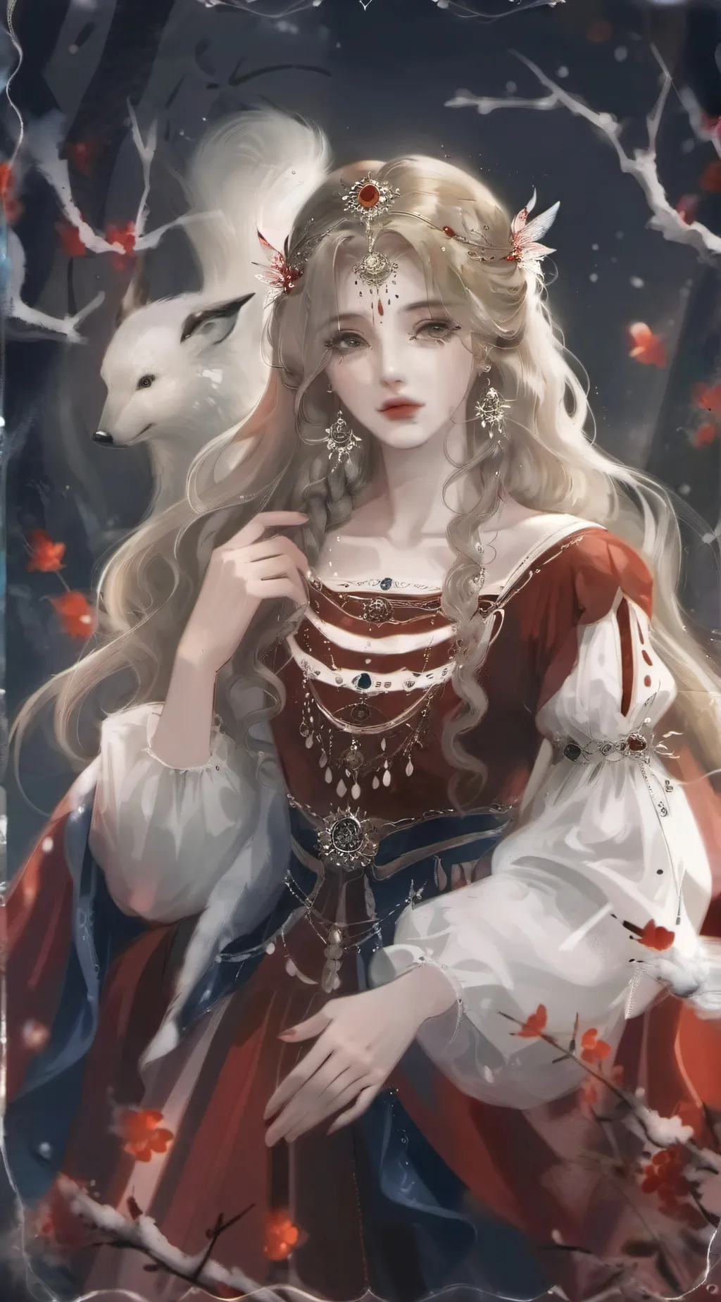 ai character: Angele  background