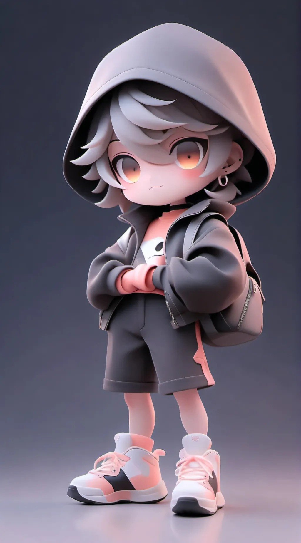 ai character: mha x fnaf  background