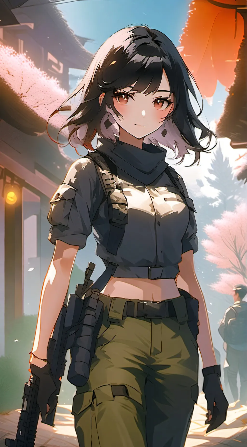 ai character: Katie  background