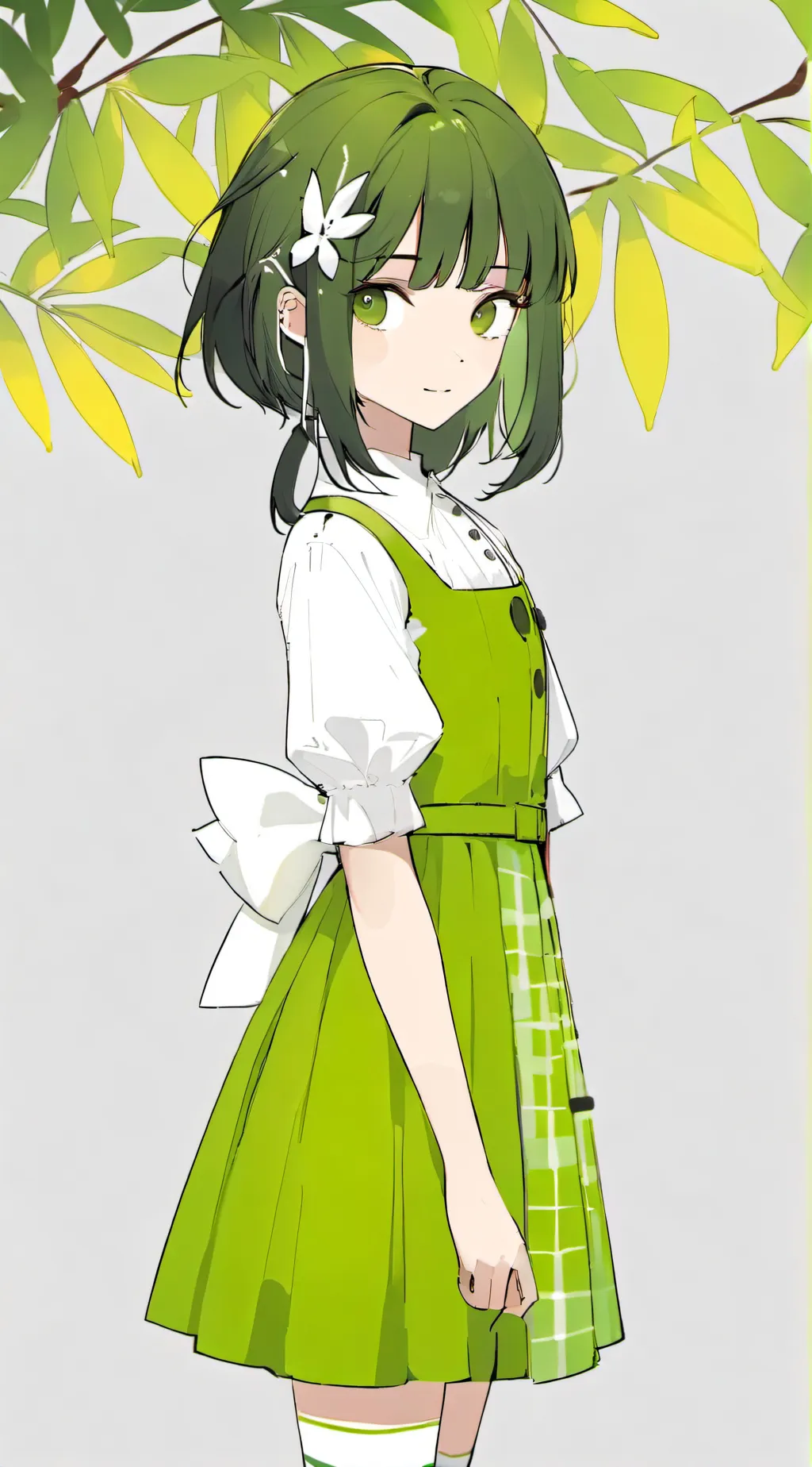 ai character: Green/Gabby background
