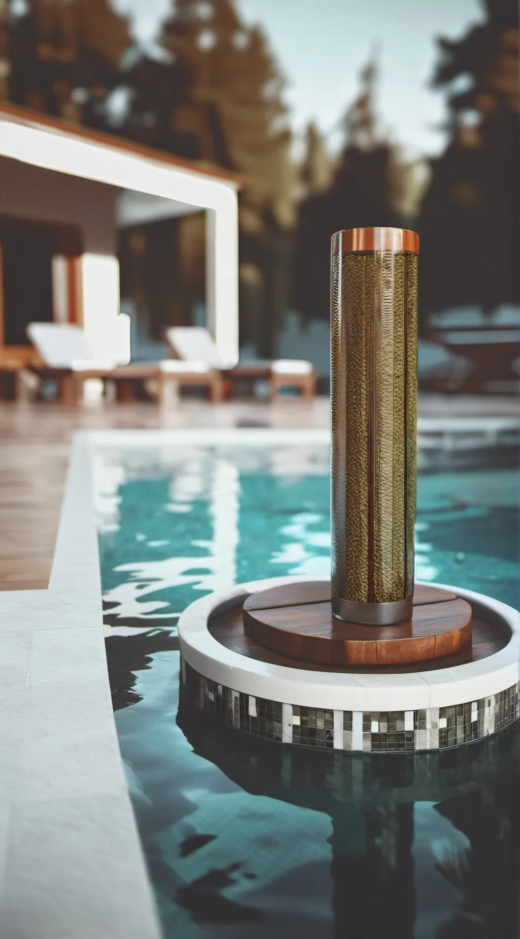 ai character: pool trip background