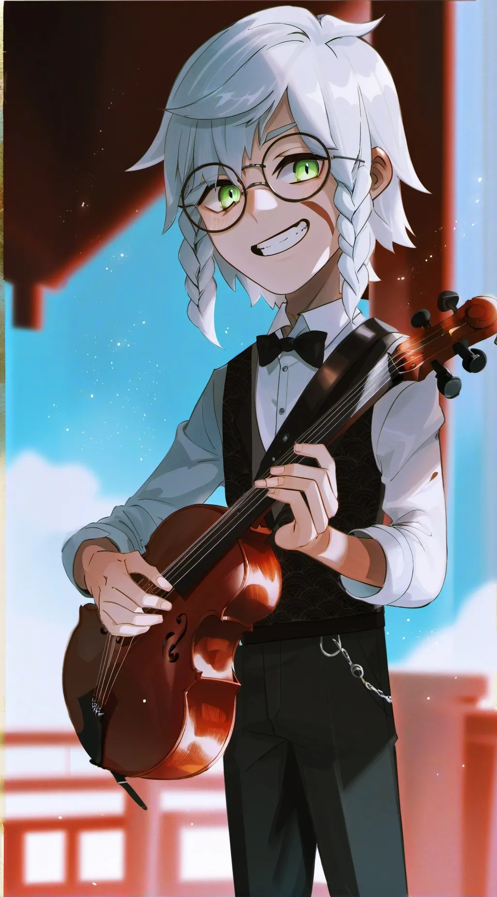 ai character: Mister Demi  background