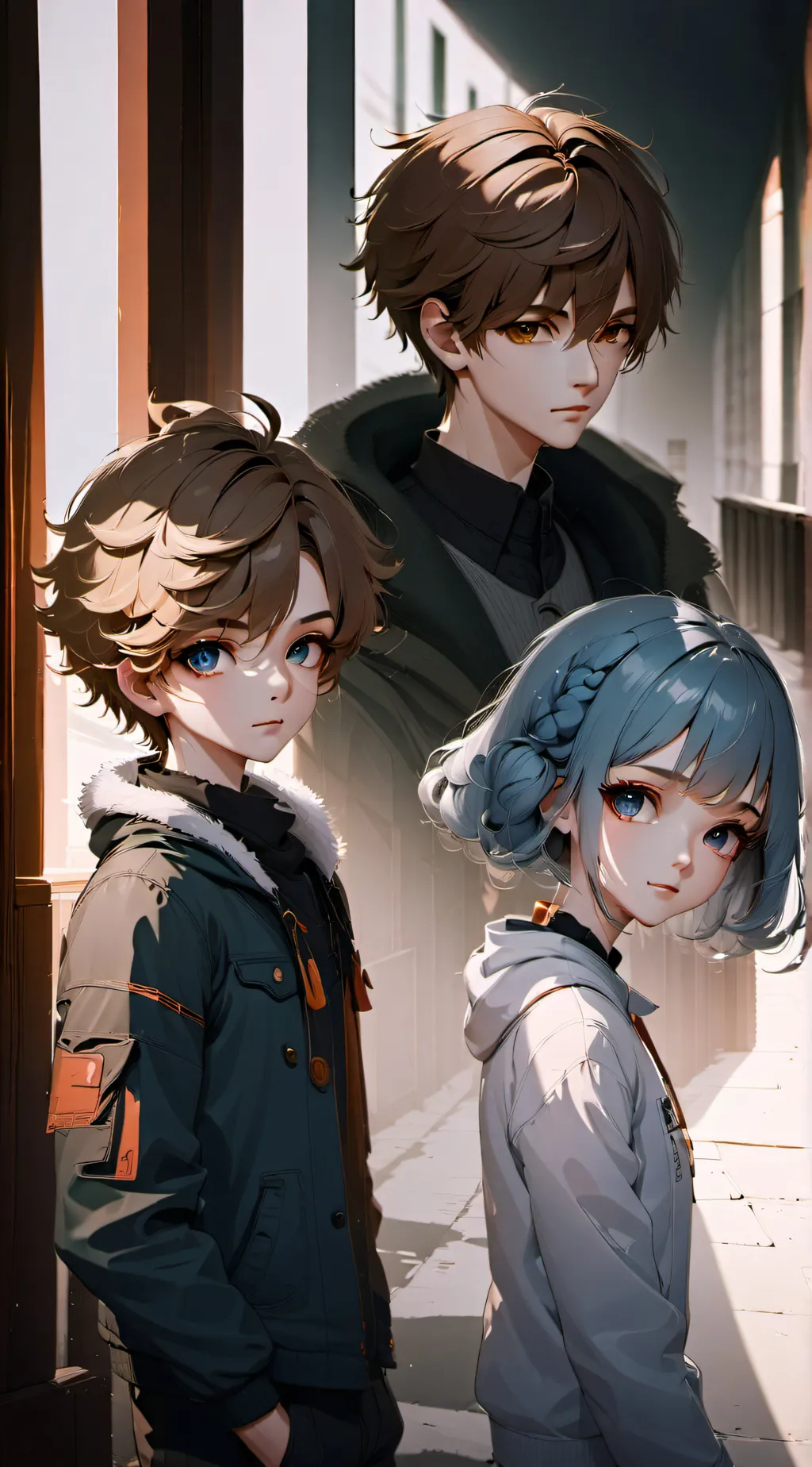 ai character: Brookhaven trio background