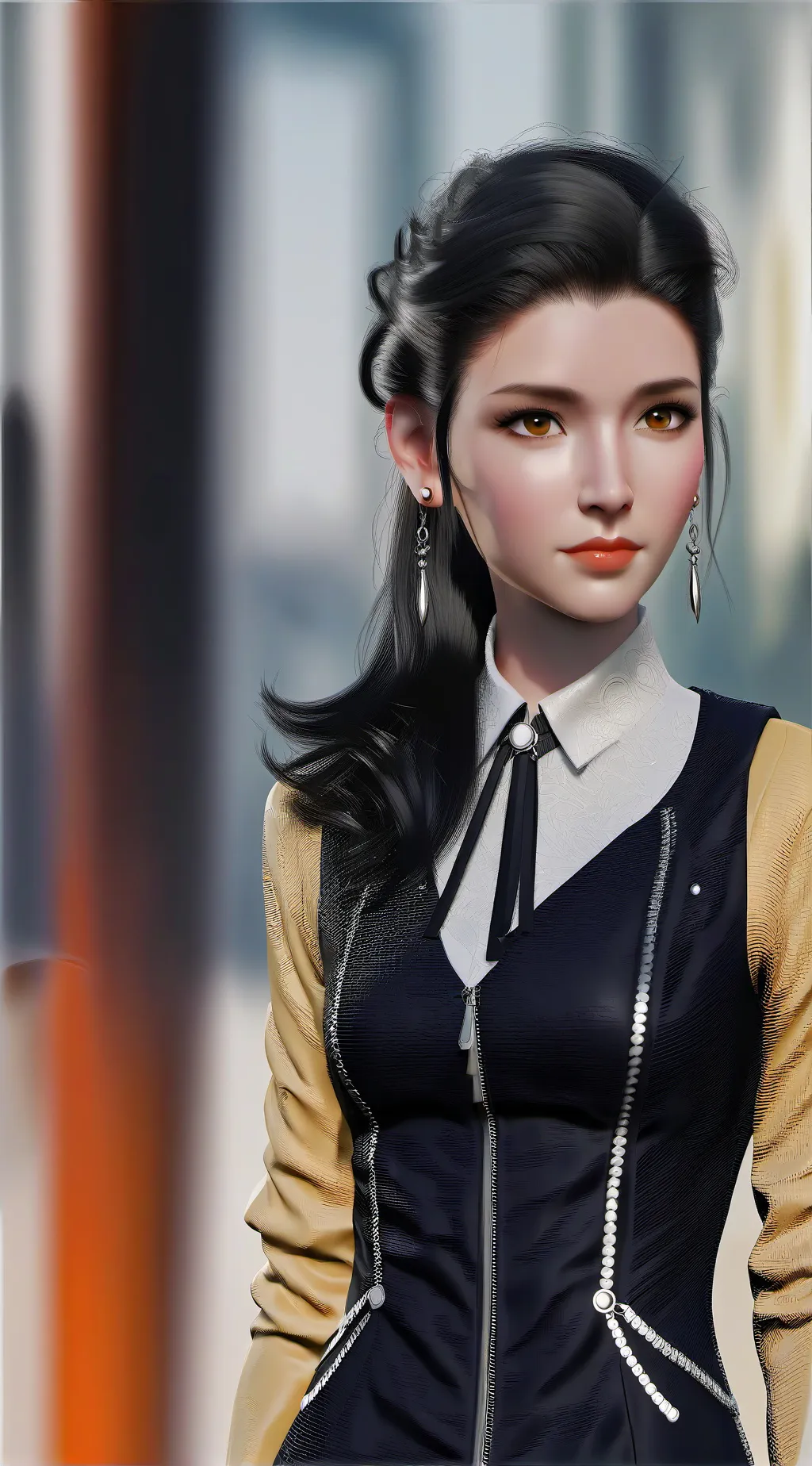 ai character: mha x murder drone background