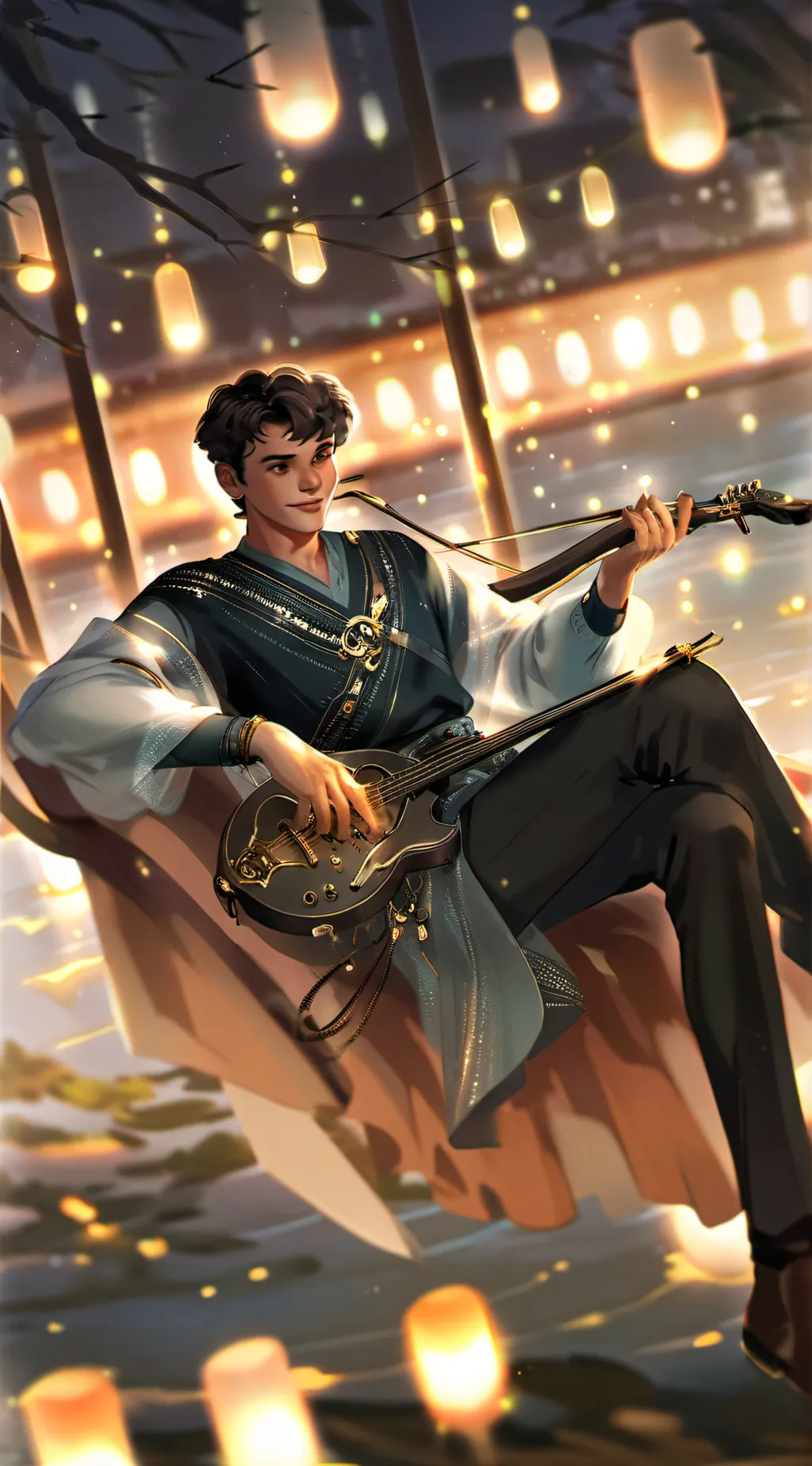 ai character: Hogwarts background