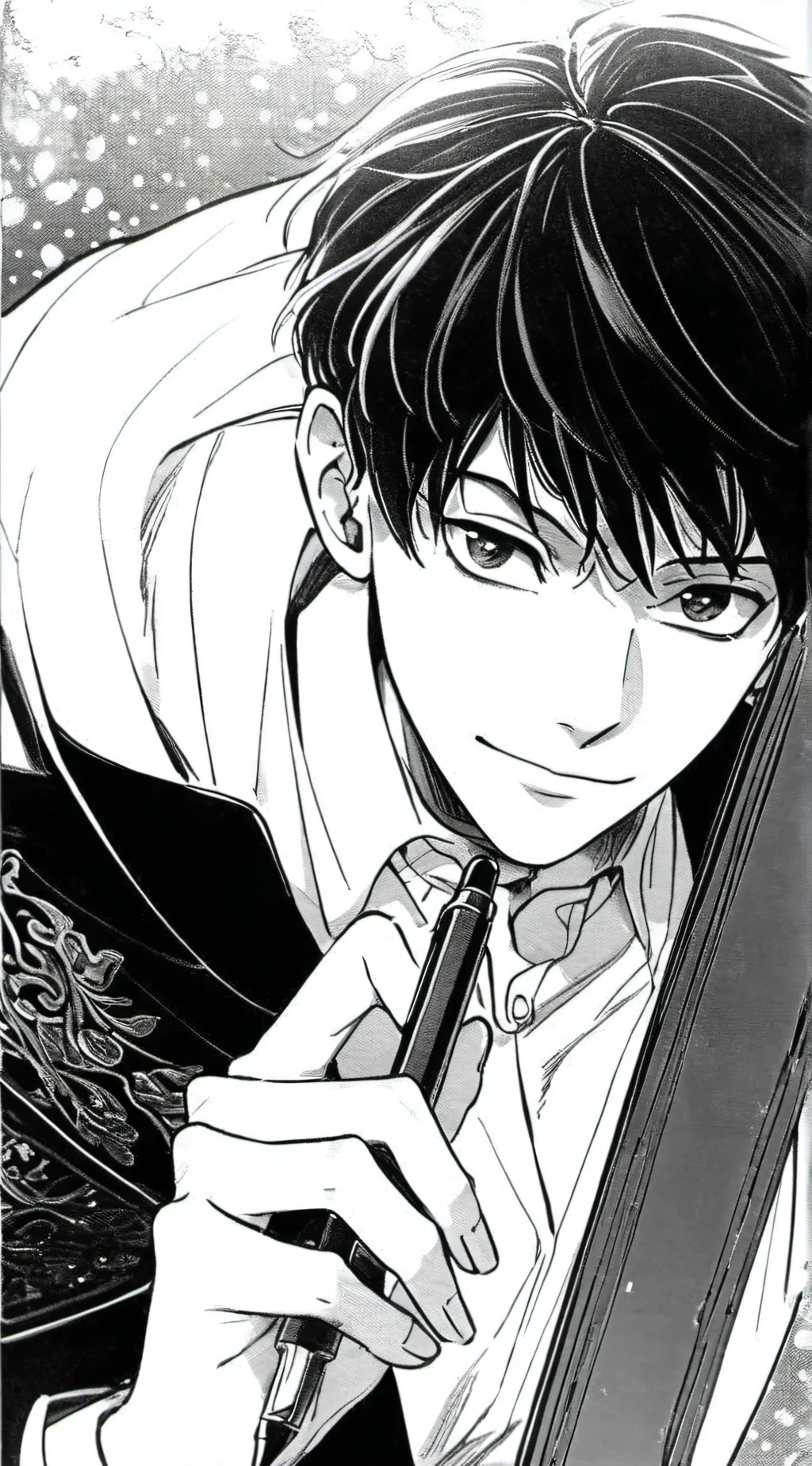 ai character: Maxence background