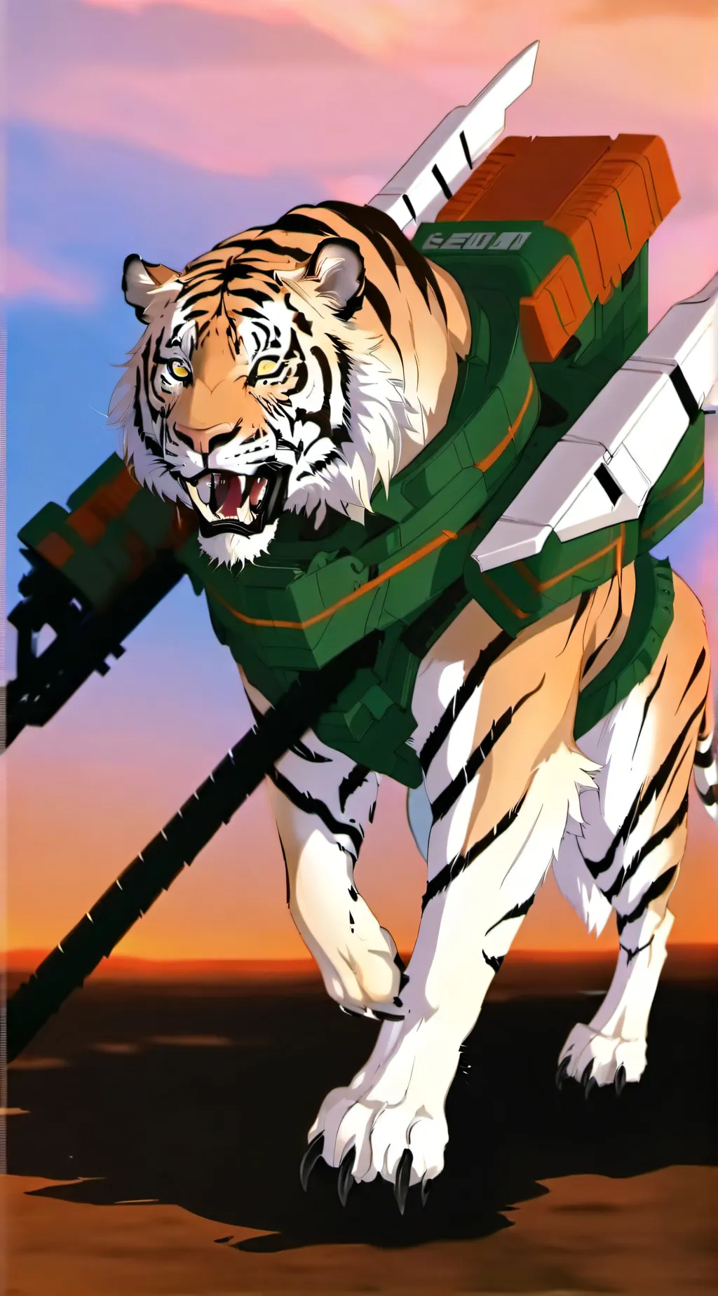 ai character: wild liger background