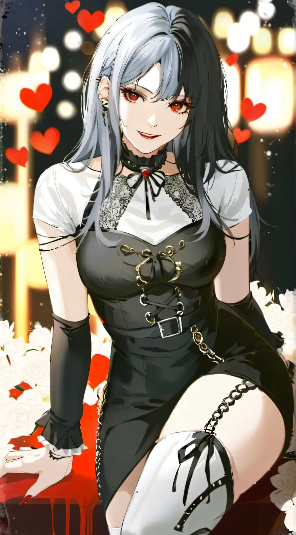 ai character: 🖤☠️ . . Yukima ! background