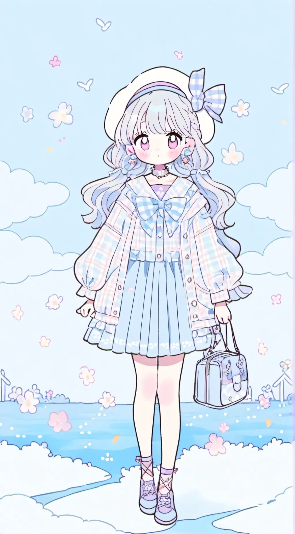 ai character: Cinnamon roll. background