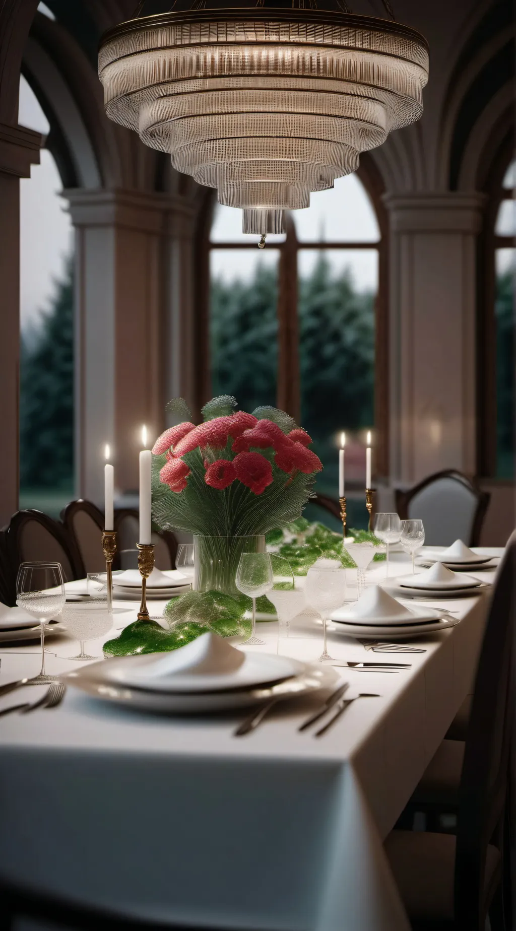 ai character: smiling critters background