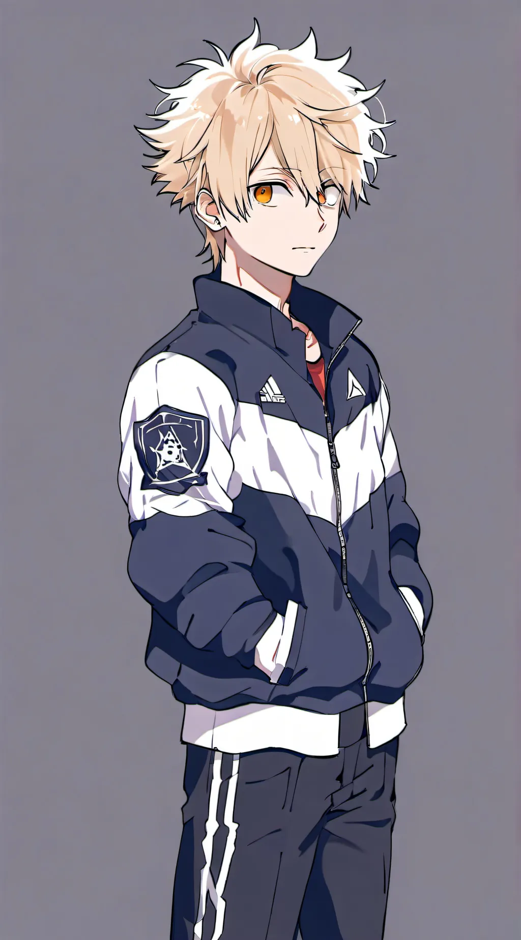 ai character: Bakugo Katsuki background