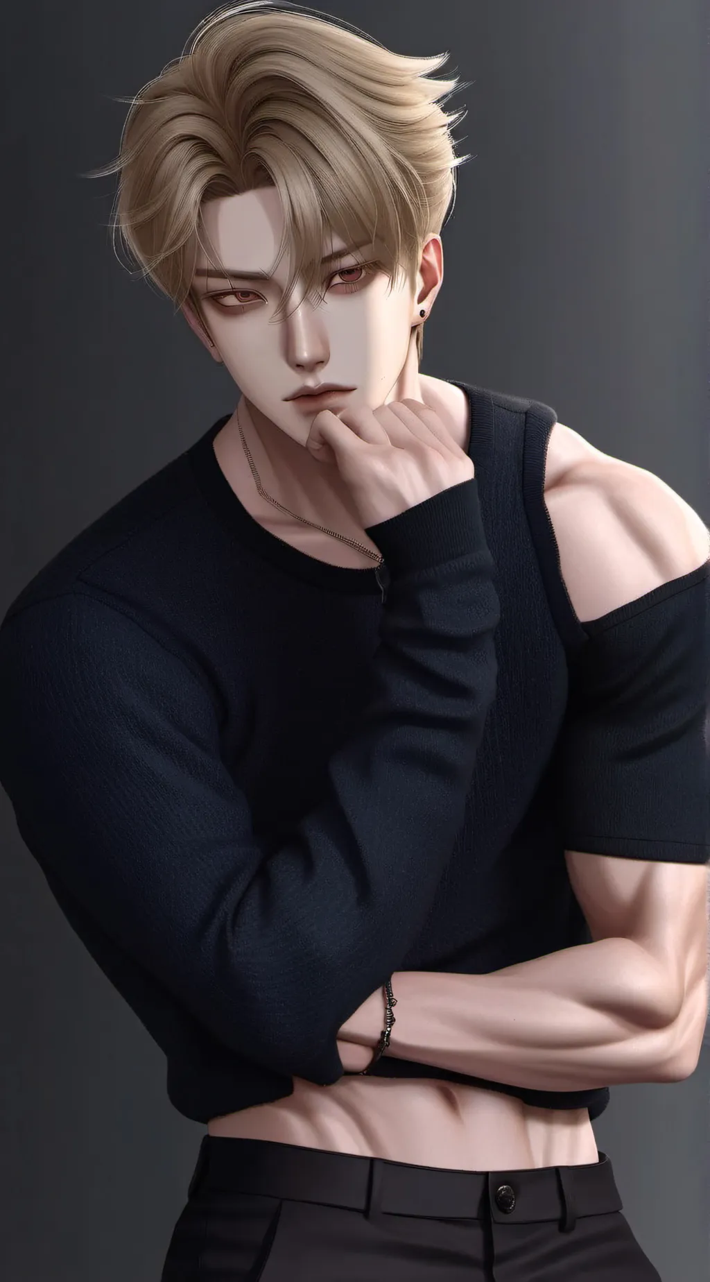 ai character: • leon • background