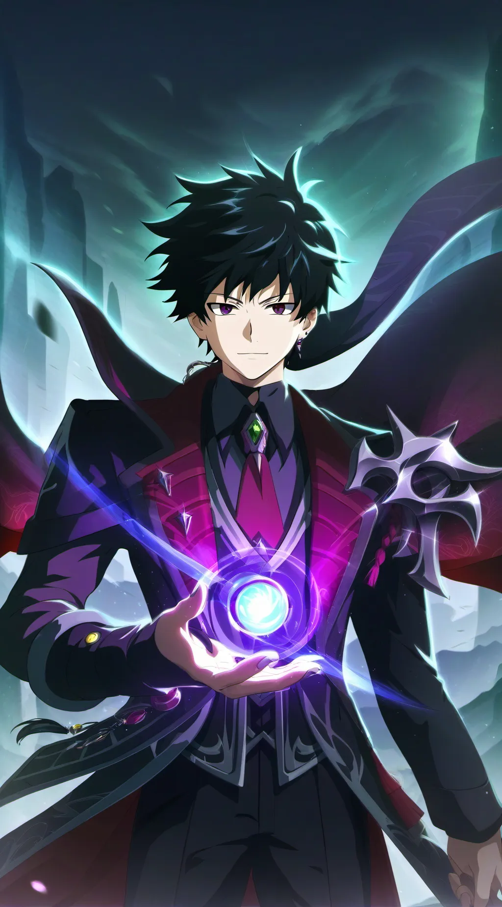 ai character: mha  background