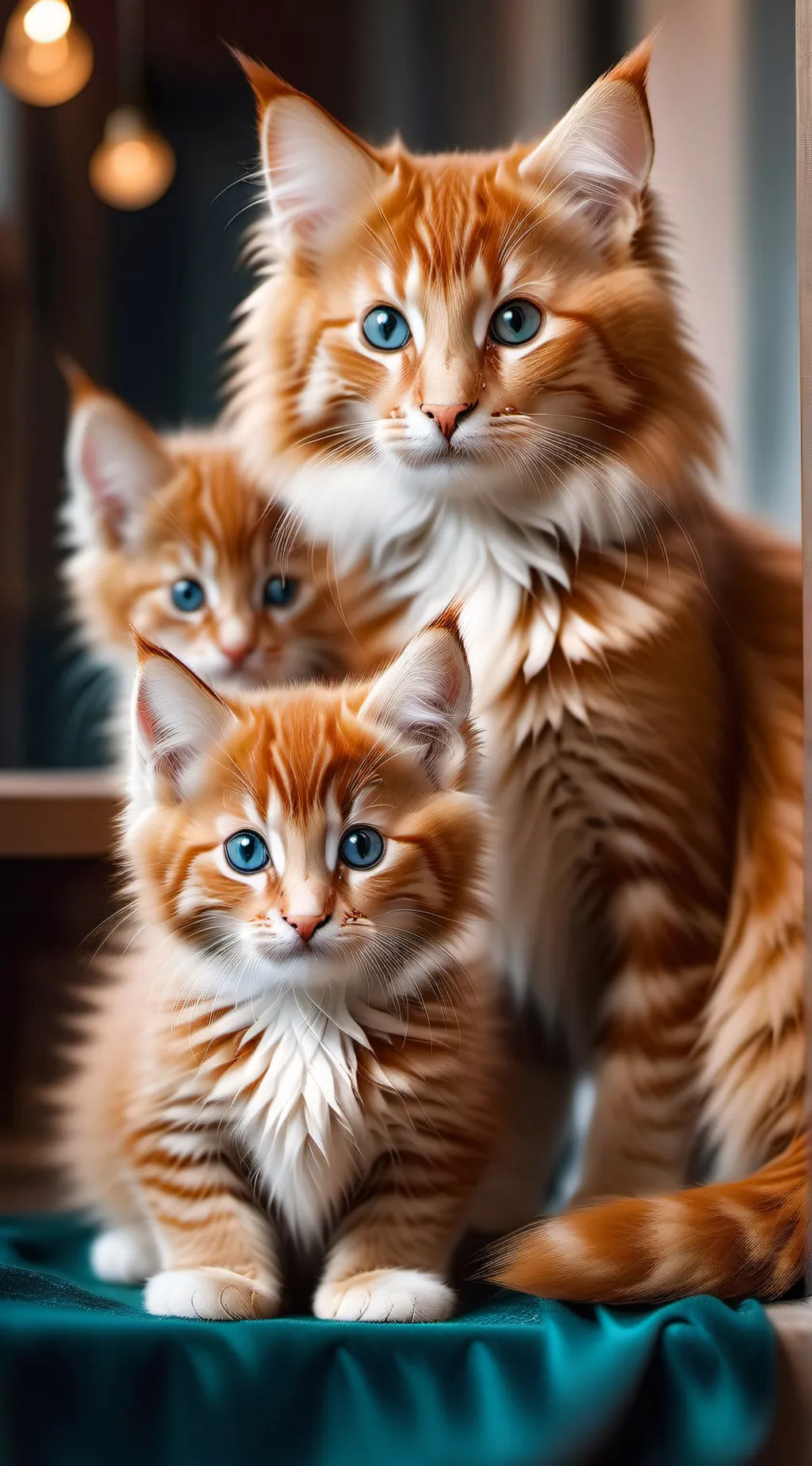 ai character: ginger background