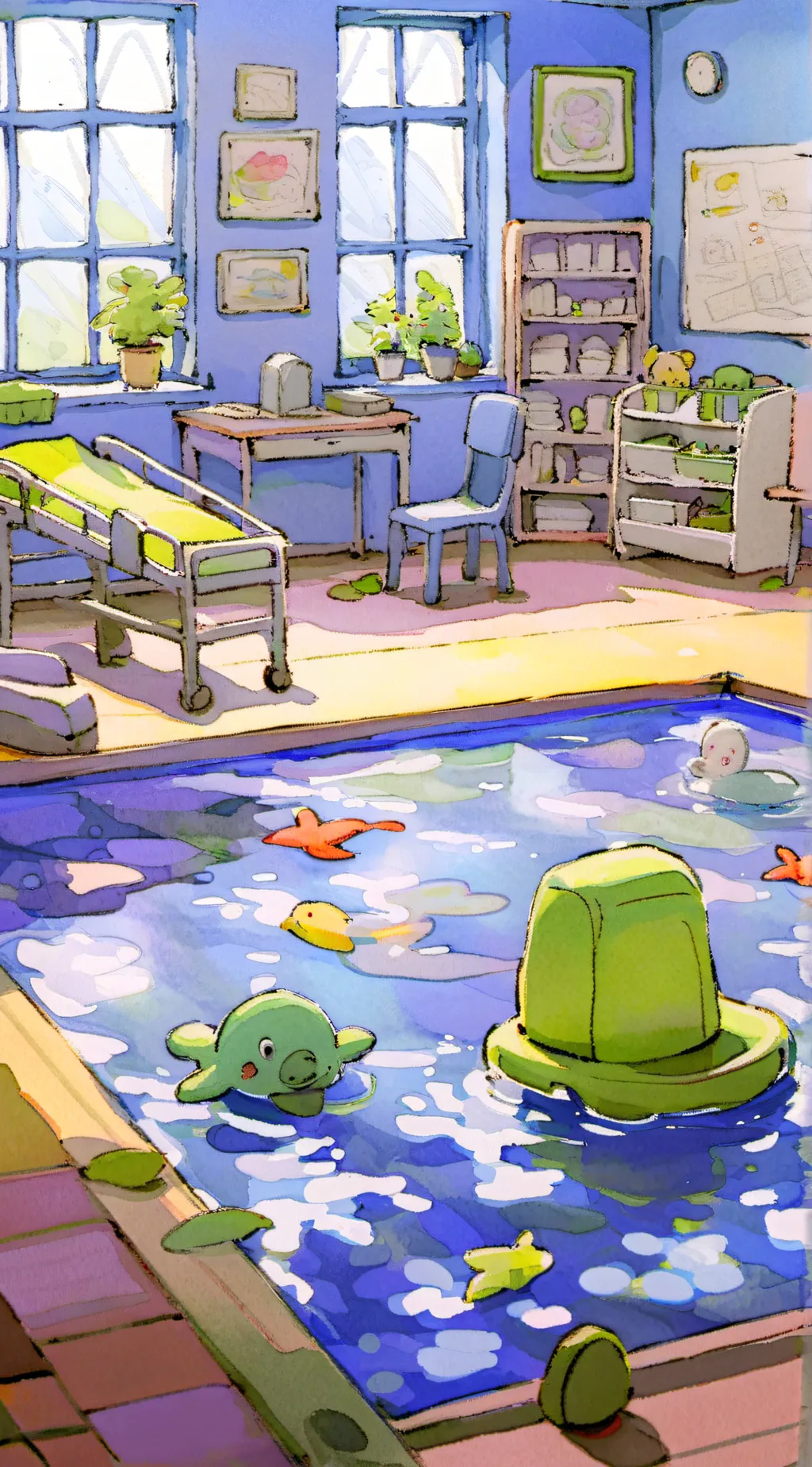 ai character: Daycare experience background