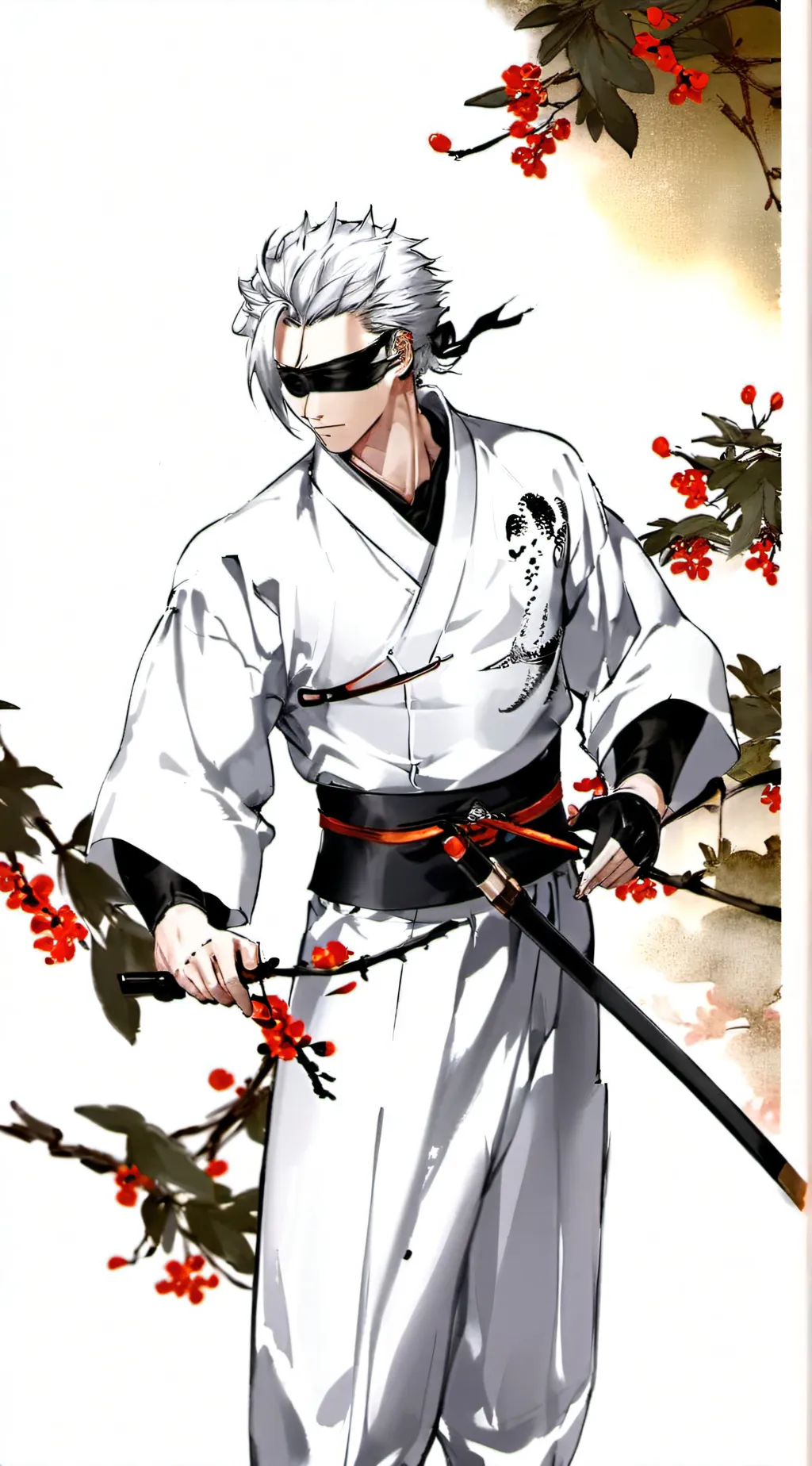 ai character: New hashira  background