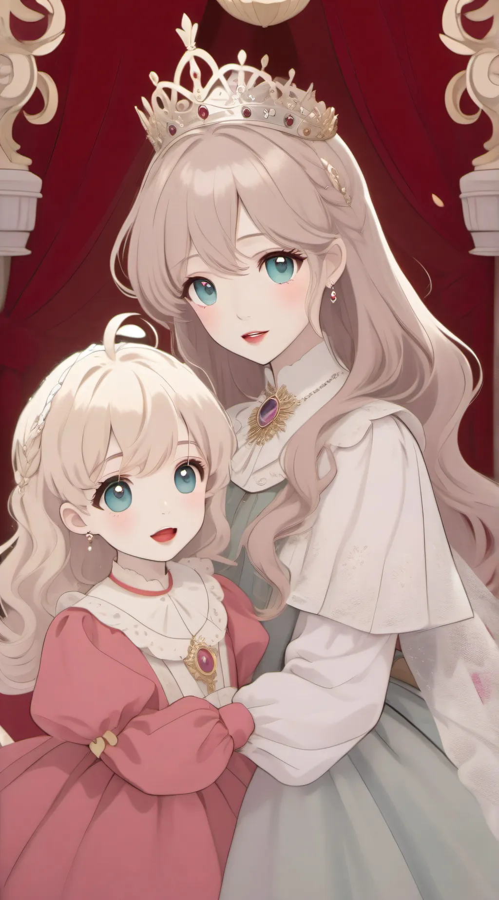 ai character: queens lost daught background